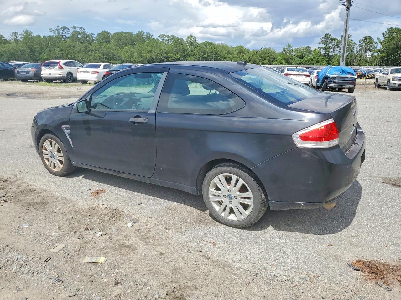 2008 Ford Focus Se Black vin: 1FAHP33N28W231522