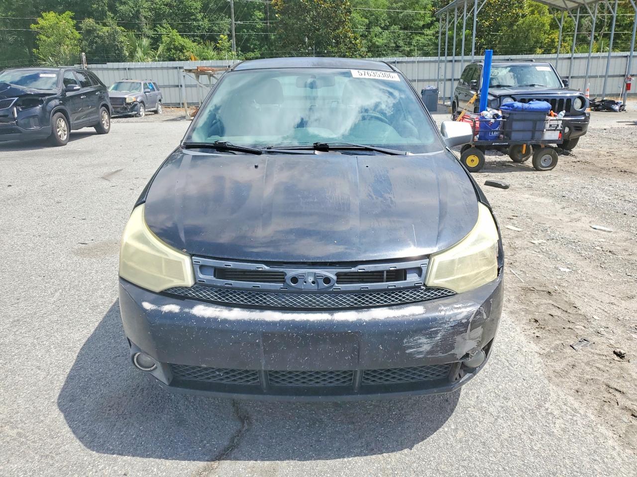 2008 Ford Focus Se Black vin: 1FAHP33N28W231522