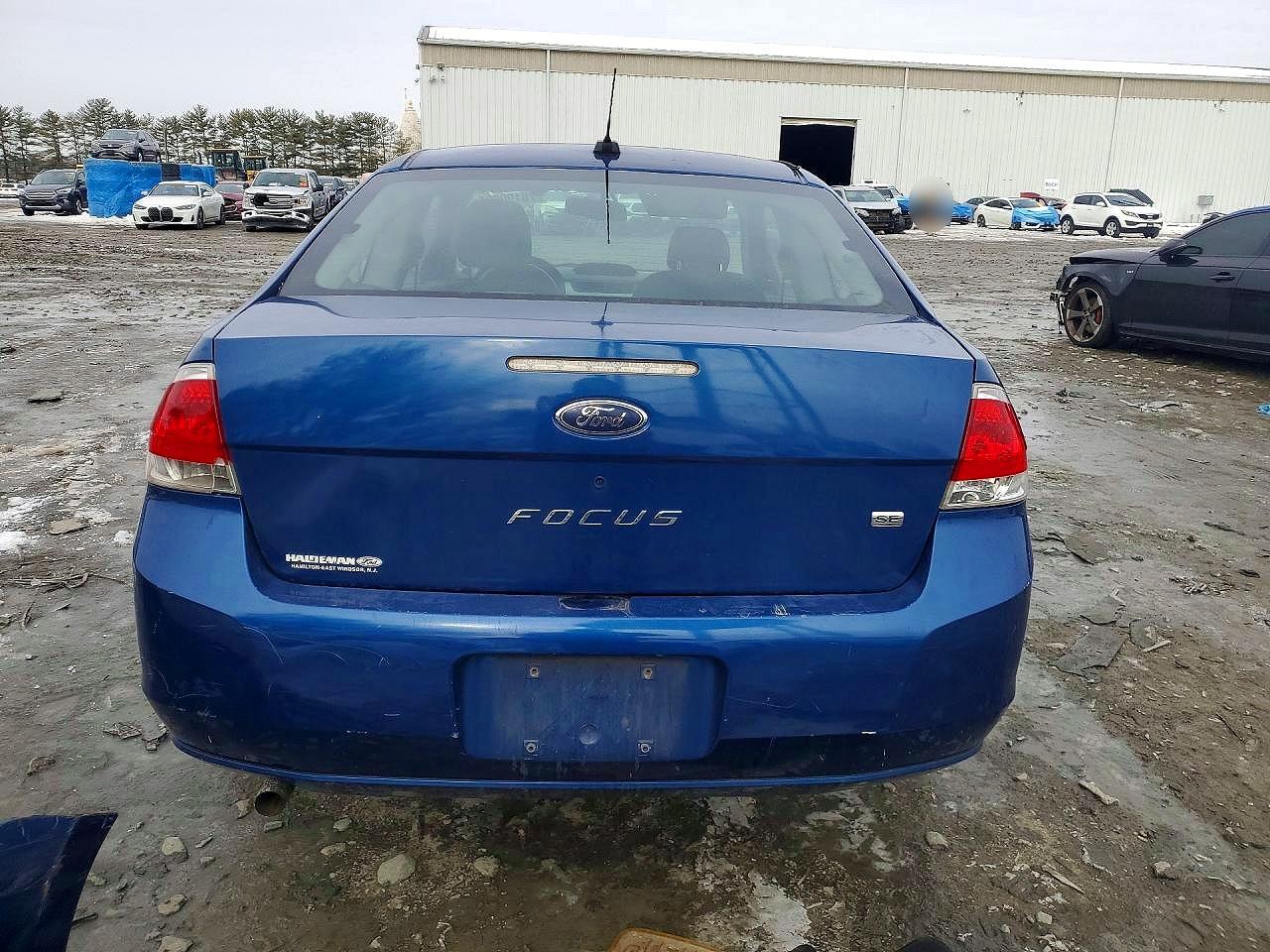 2008 Ford Focus Se Blue vin: 1FAHP33N48W169038