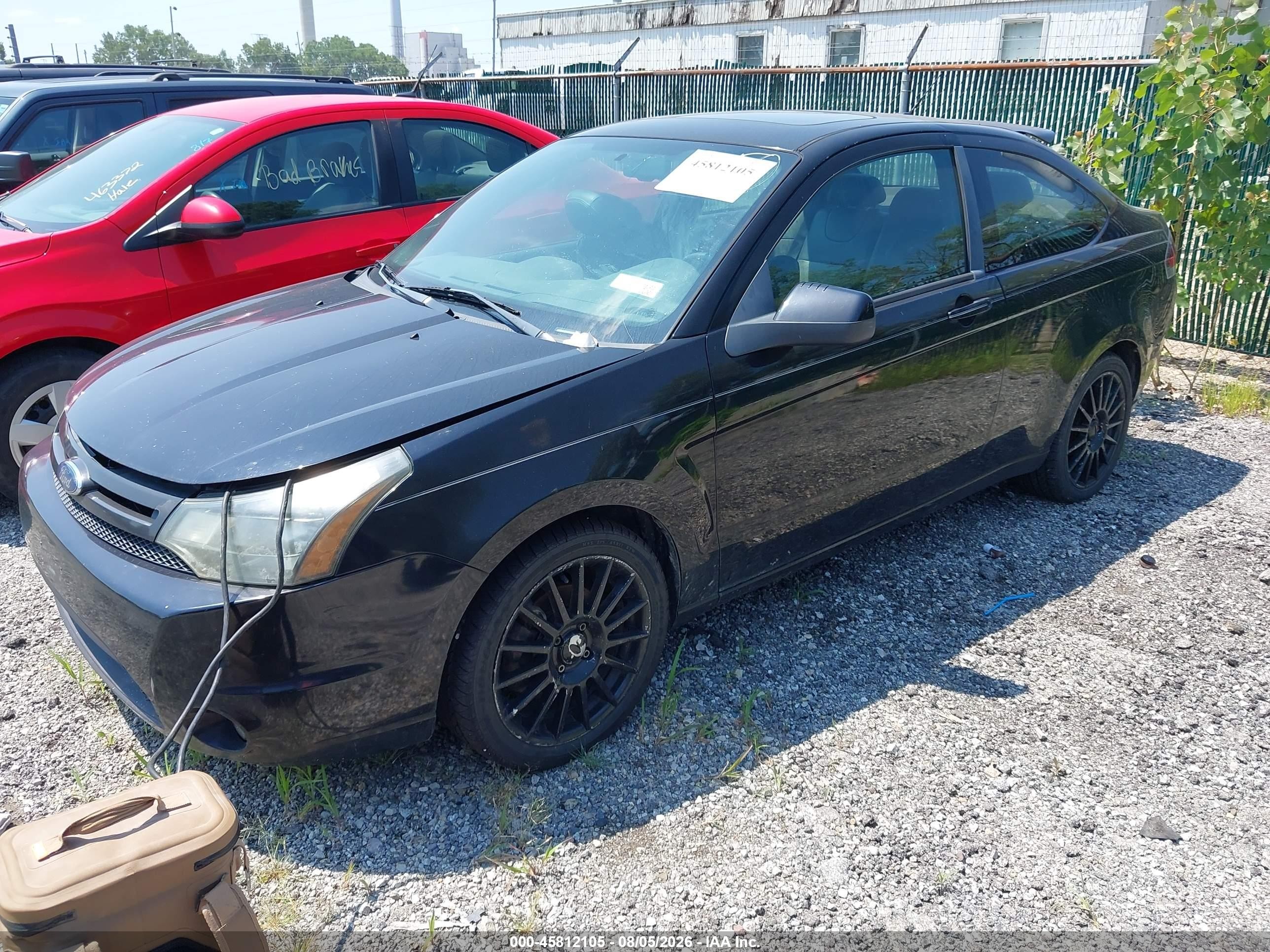 2009 Ford Focus Ses Black vin: 1FAHP33N49W212181