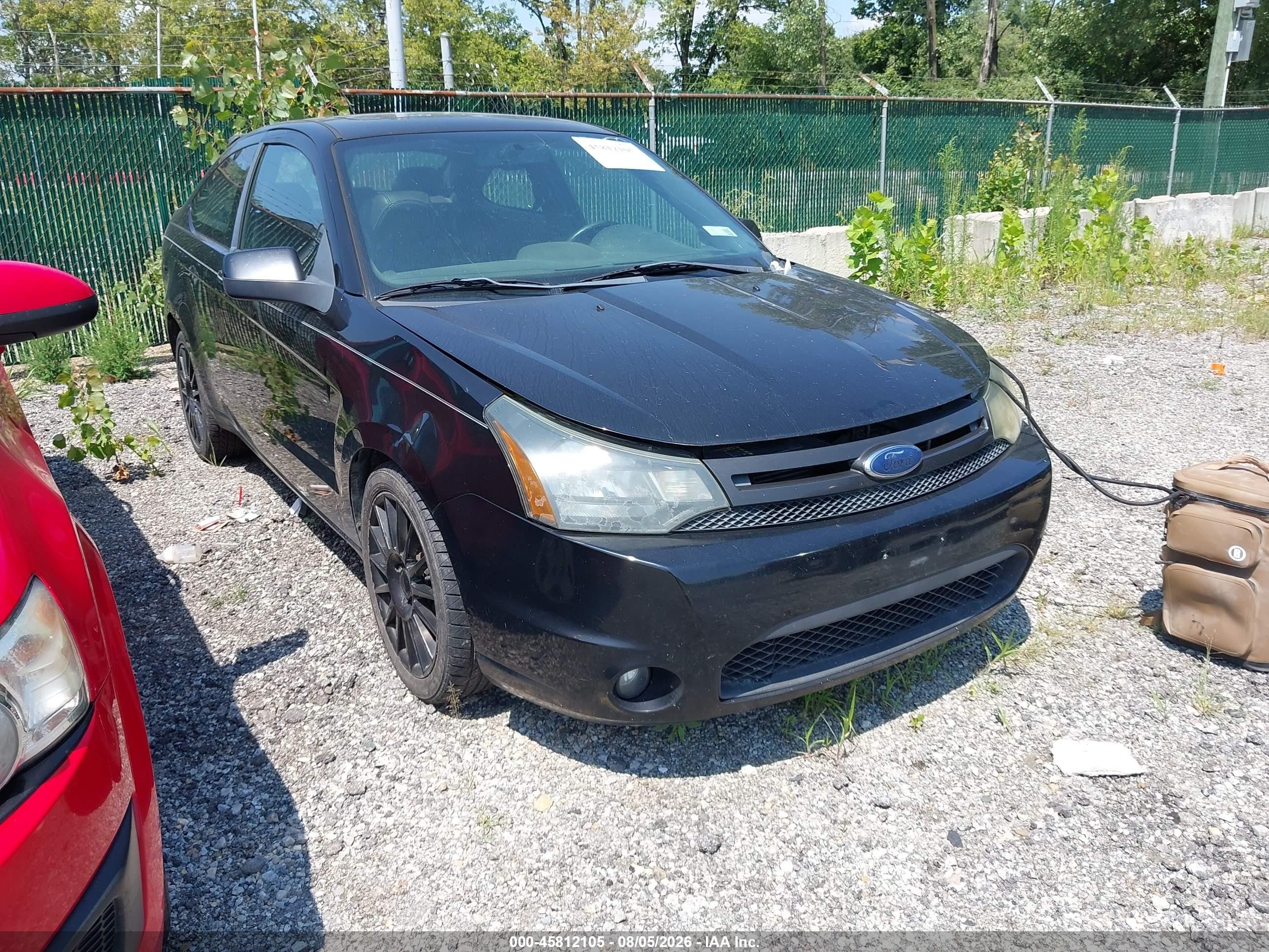 2009 Ford Focus Ses Black vin: 1FAHP33N49W212181