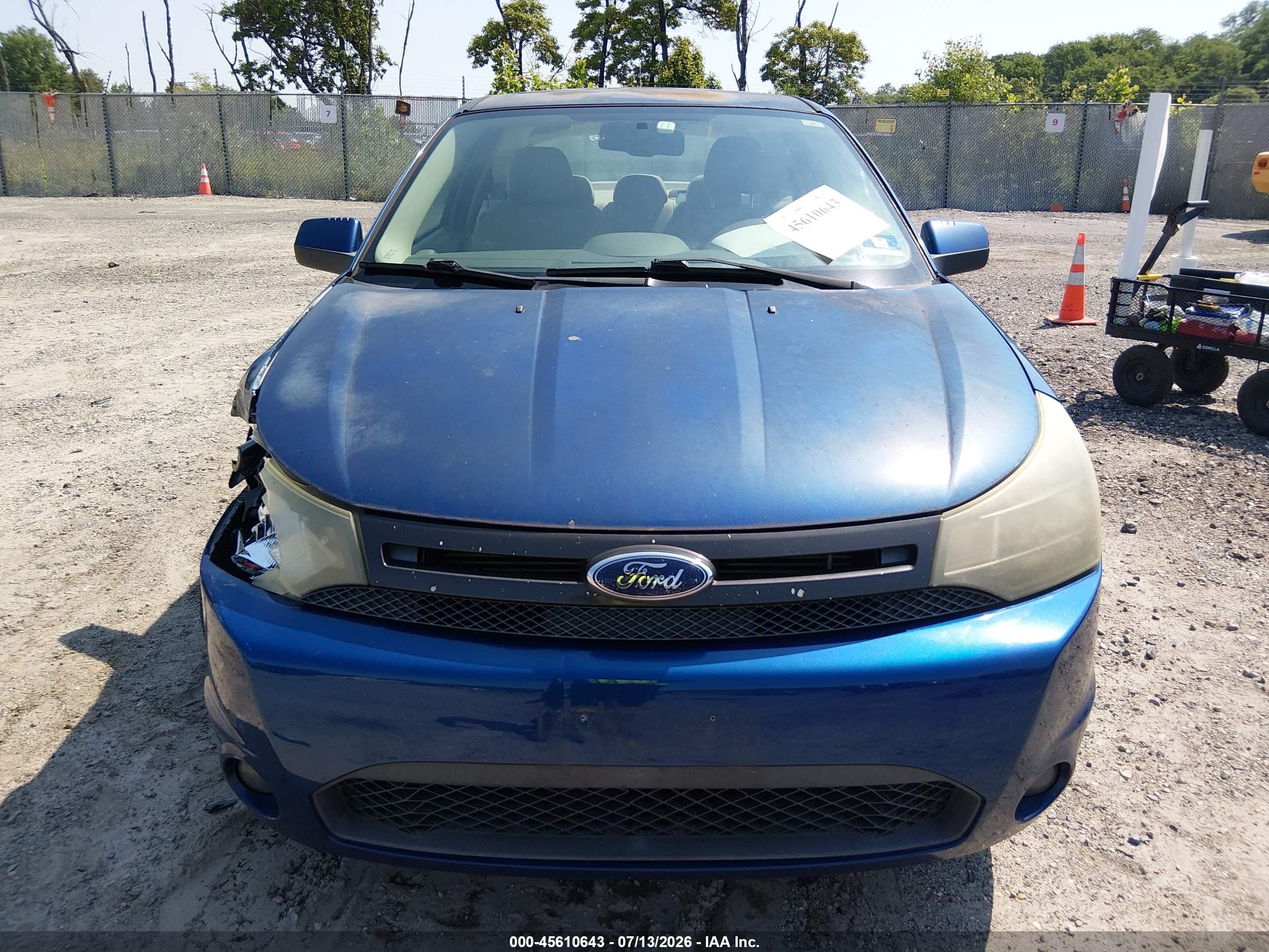 2009 Ford Focus Ses Blue vin: 1FAHP33N79W149805