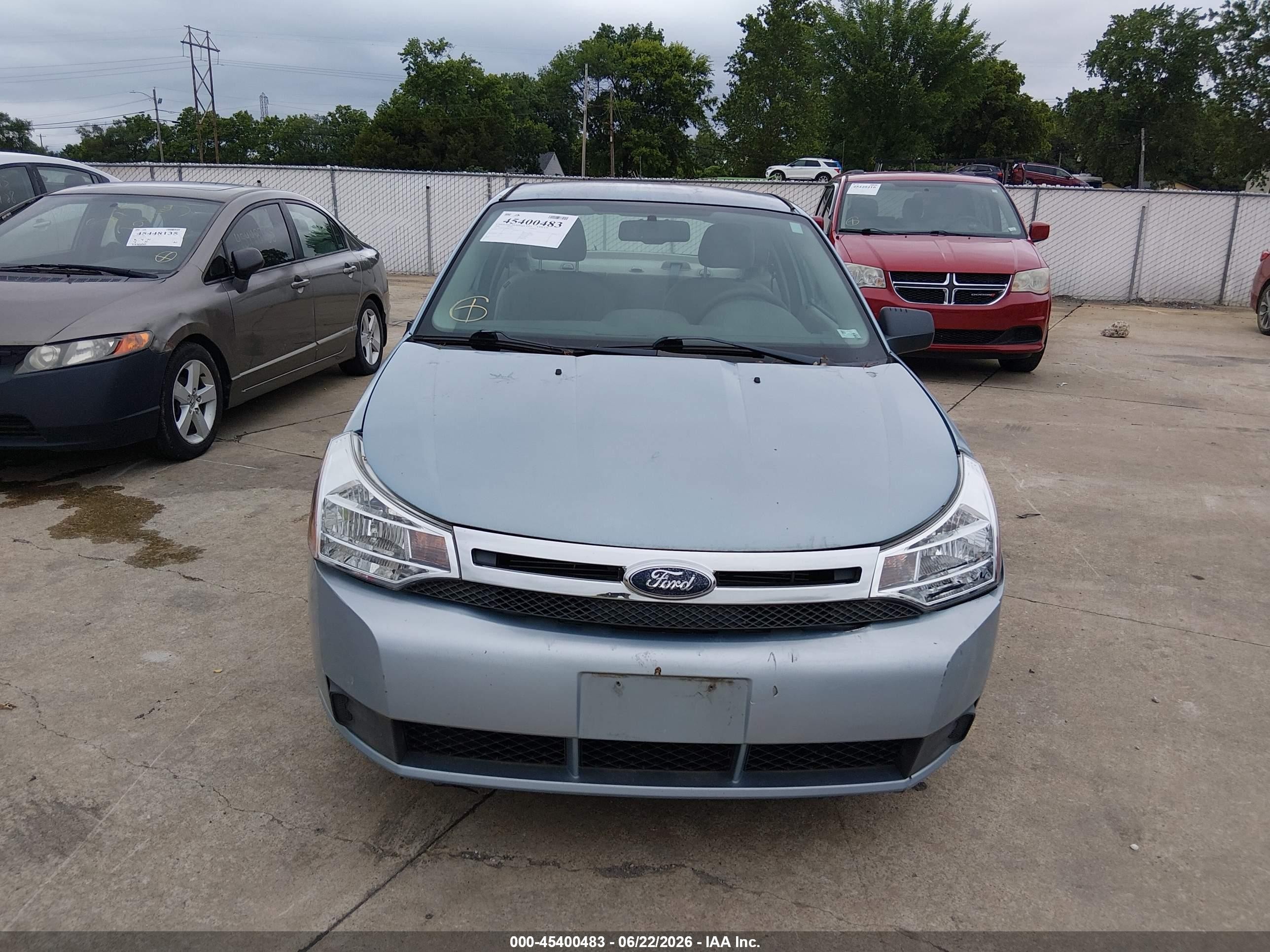 2008 Ford Focus Se/ses Blue vin: 1FAHP33N88W217611