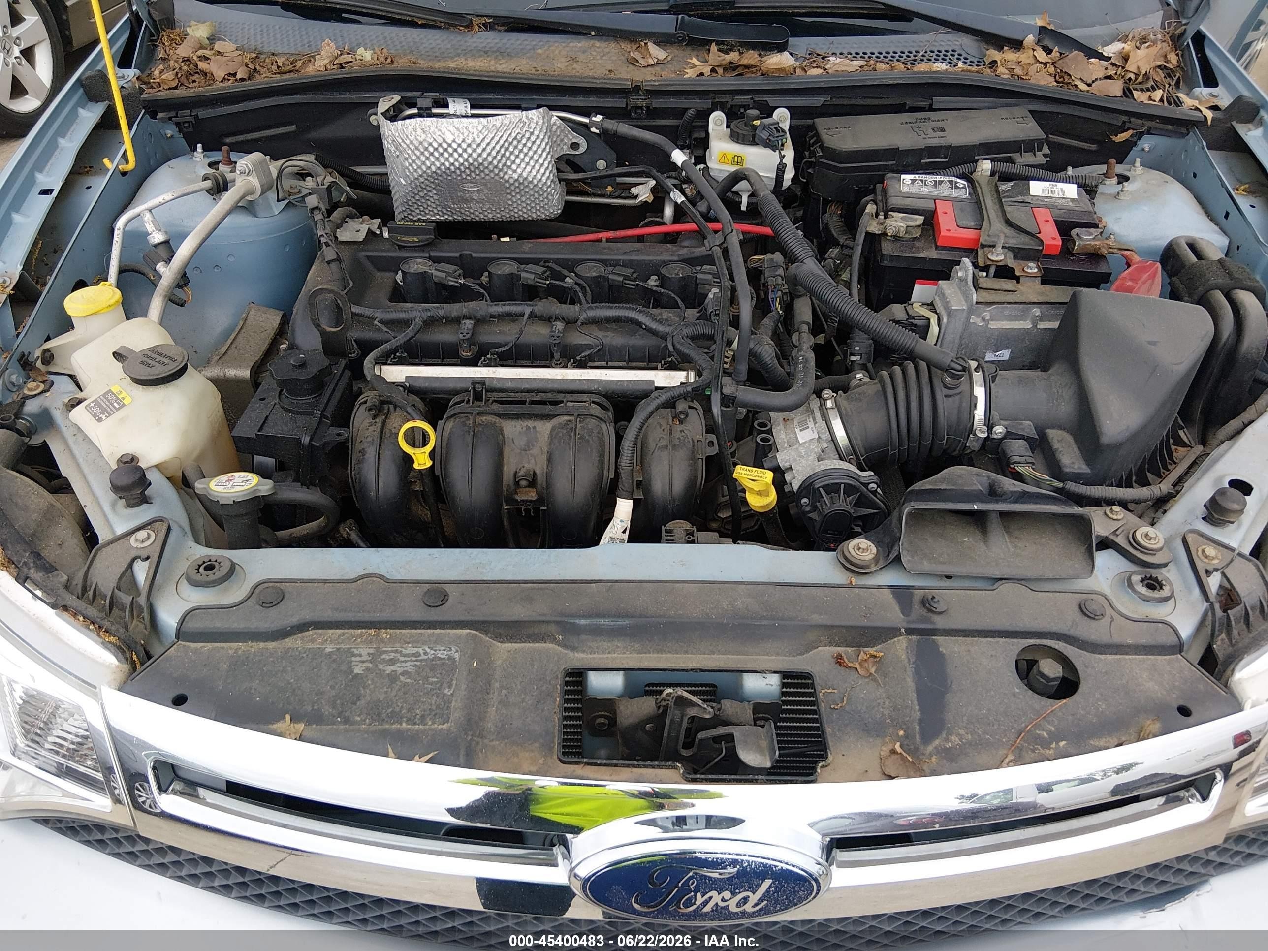 2008 Ford Focus Se/ses Blue vin: 1FAHP33N88W217611