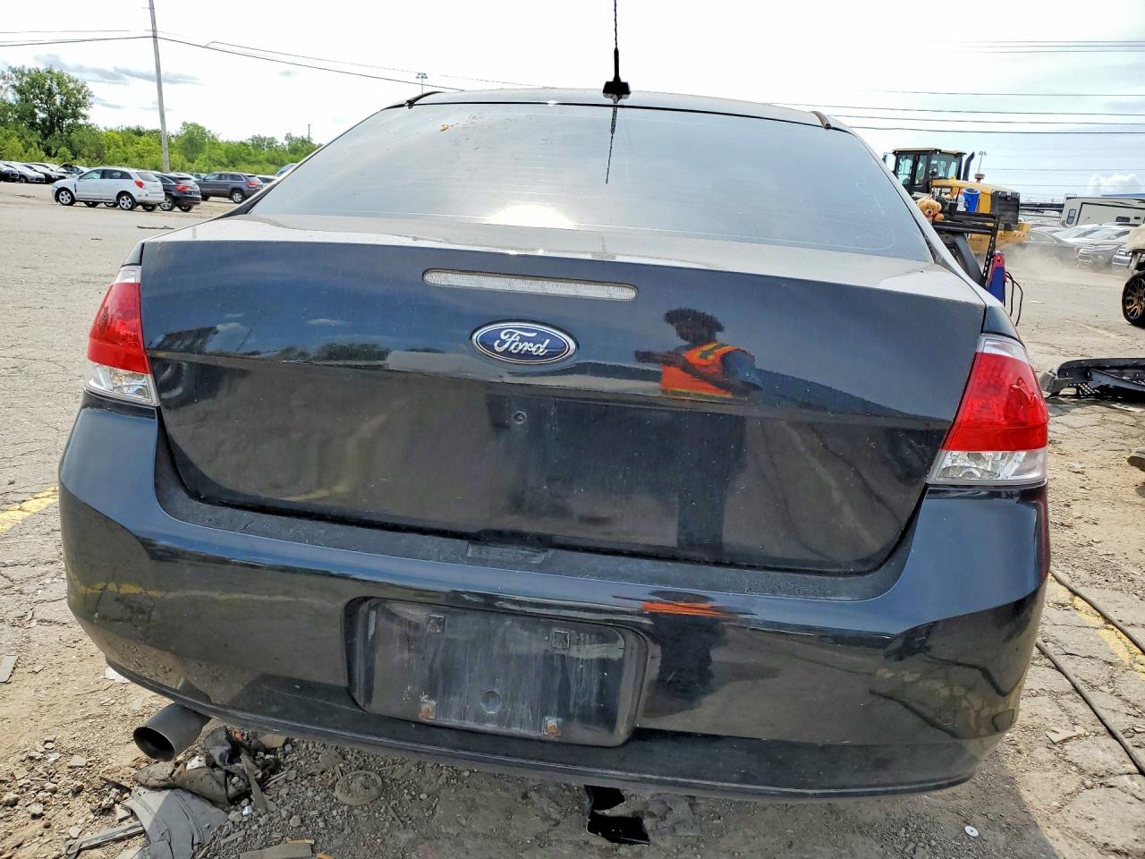 2008 Ford Focus Se Black vin: 1FAHP33N88W255839