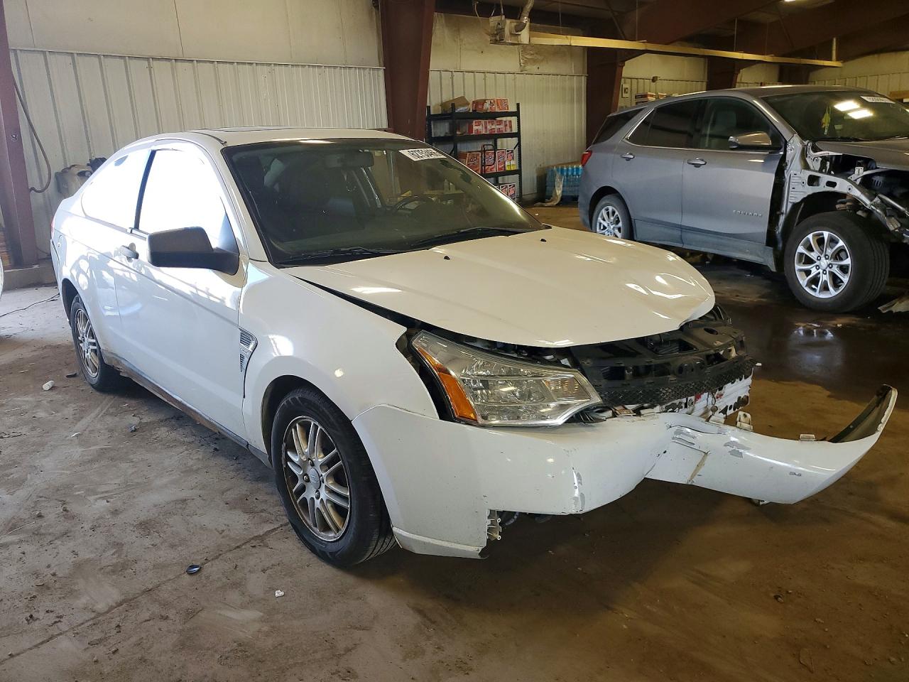 2008 Ford Focus Se White vin: 1FAHP33NX8W217366