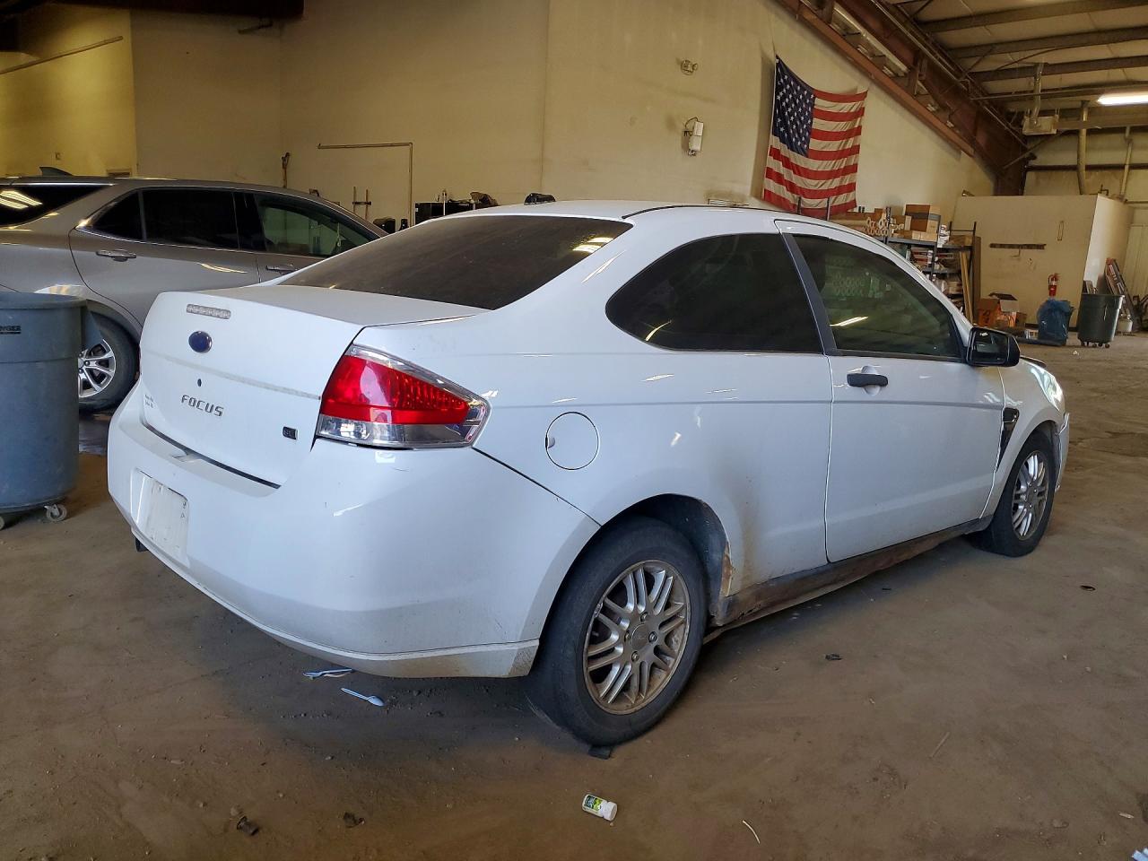 2008 Ford Focus Se White vin: 1FAHP33NX8W217366