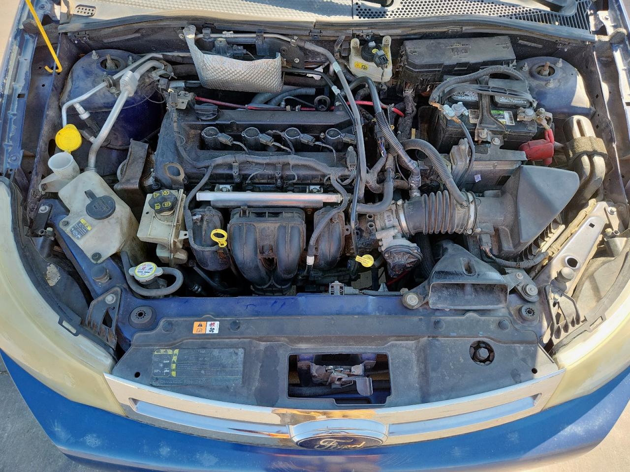 2008 Ford Focus Blue vin: 1FAHP33NX8W217514