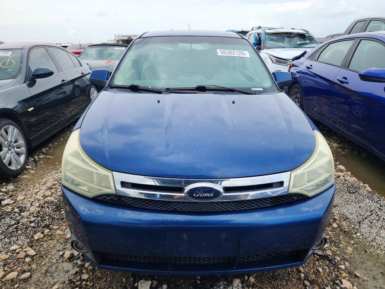 2008 Ford Focus Blue vin: 1FAHP33NX8W217514
