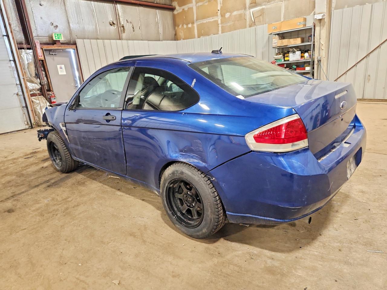 2008 Ford Focus Se Blue vin: 1FAHP33NX8W237715