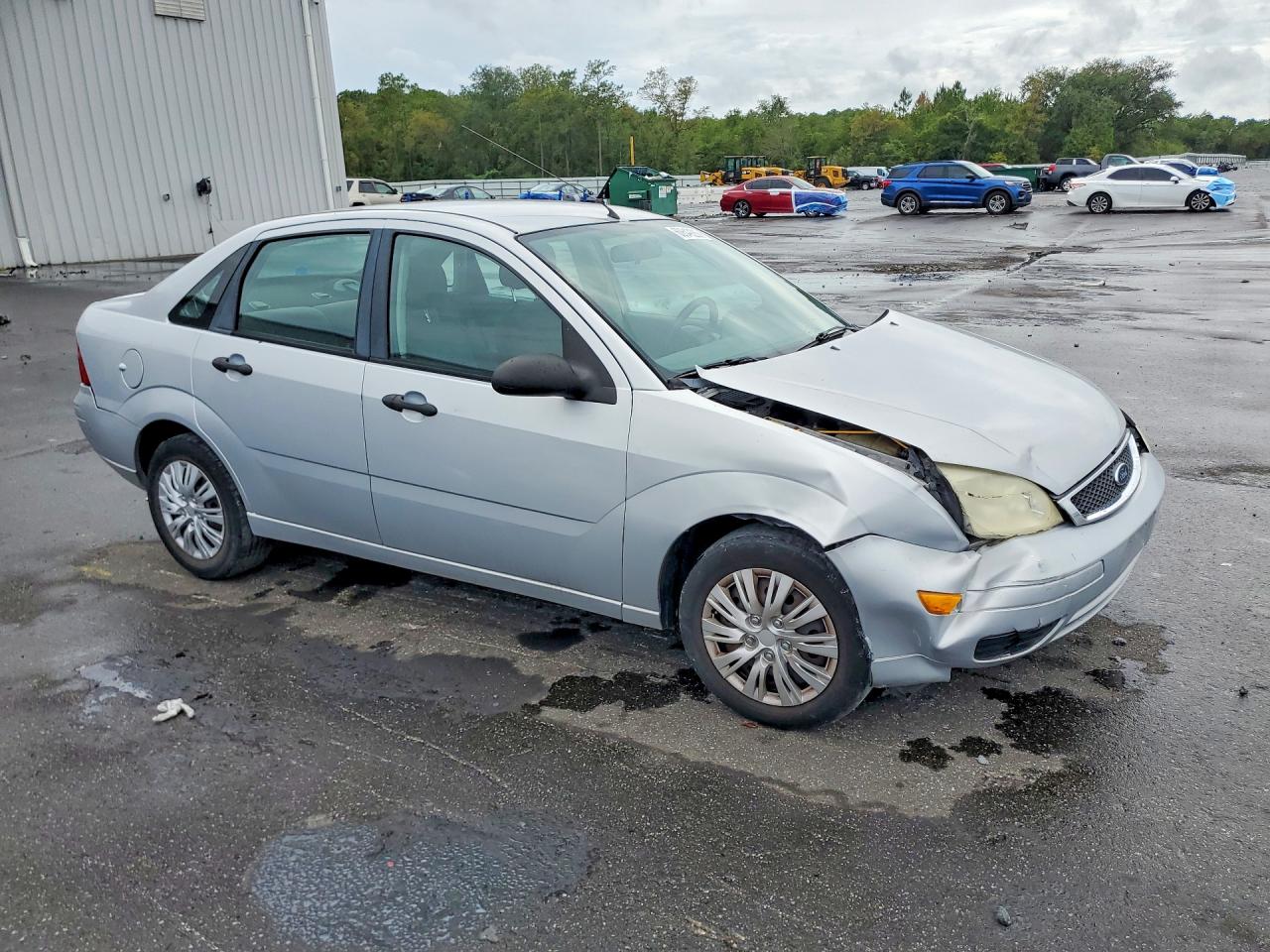 2006 Ford Focus Zx4 Silver vin: 1FAHP34N16W128359