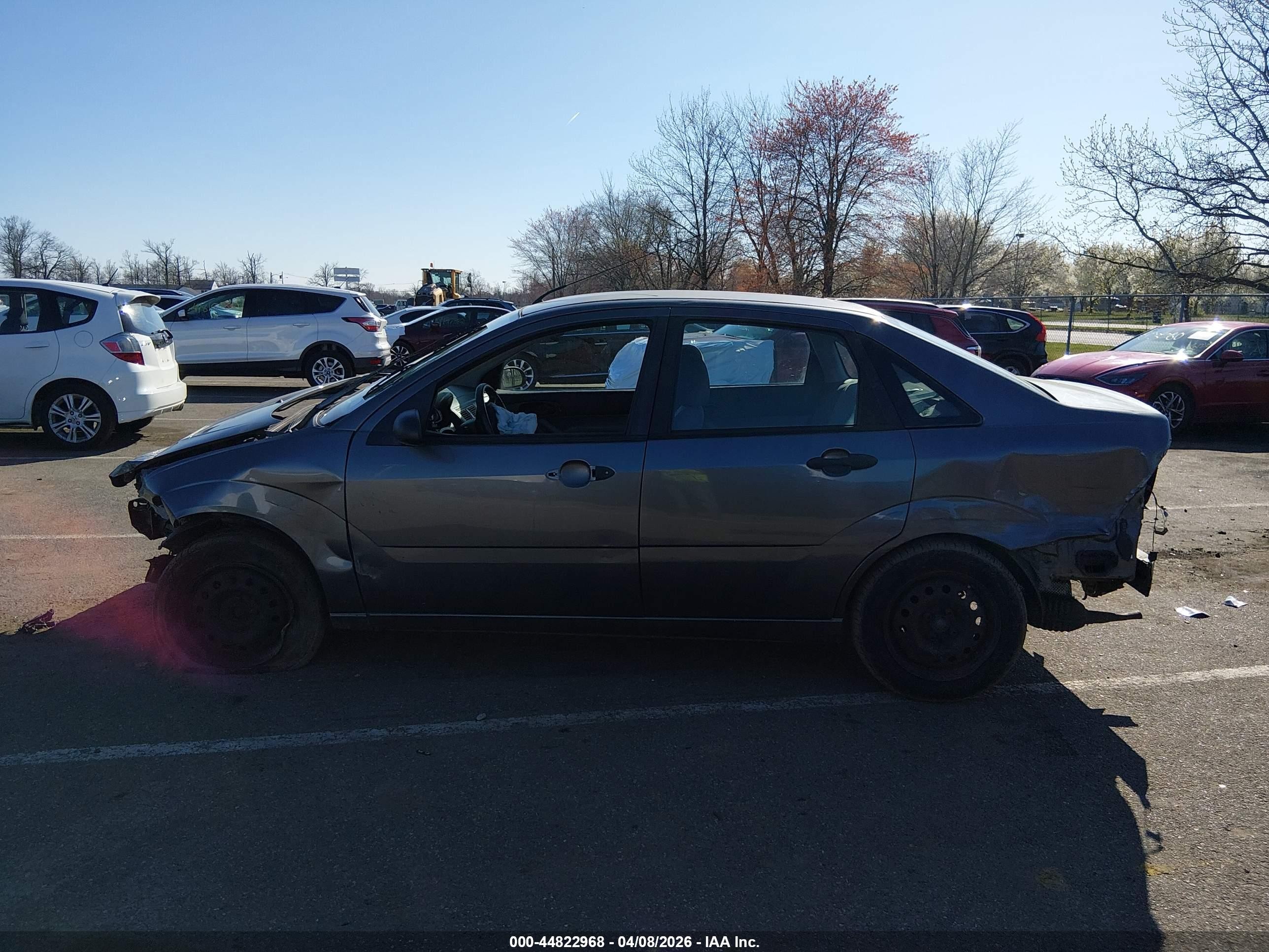 2007 Ford Focus S/se/ses Gray vin: 1FAHP34N17W103415
