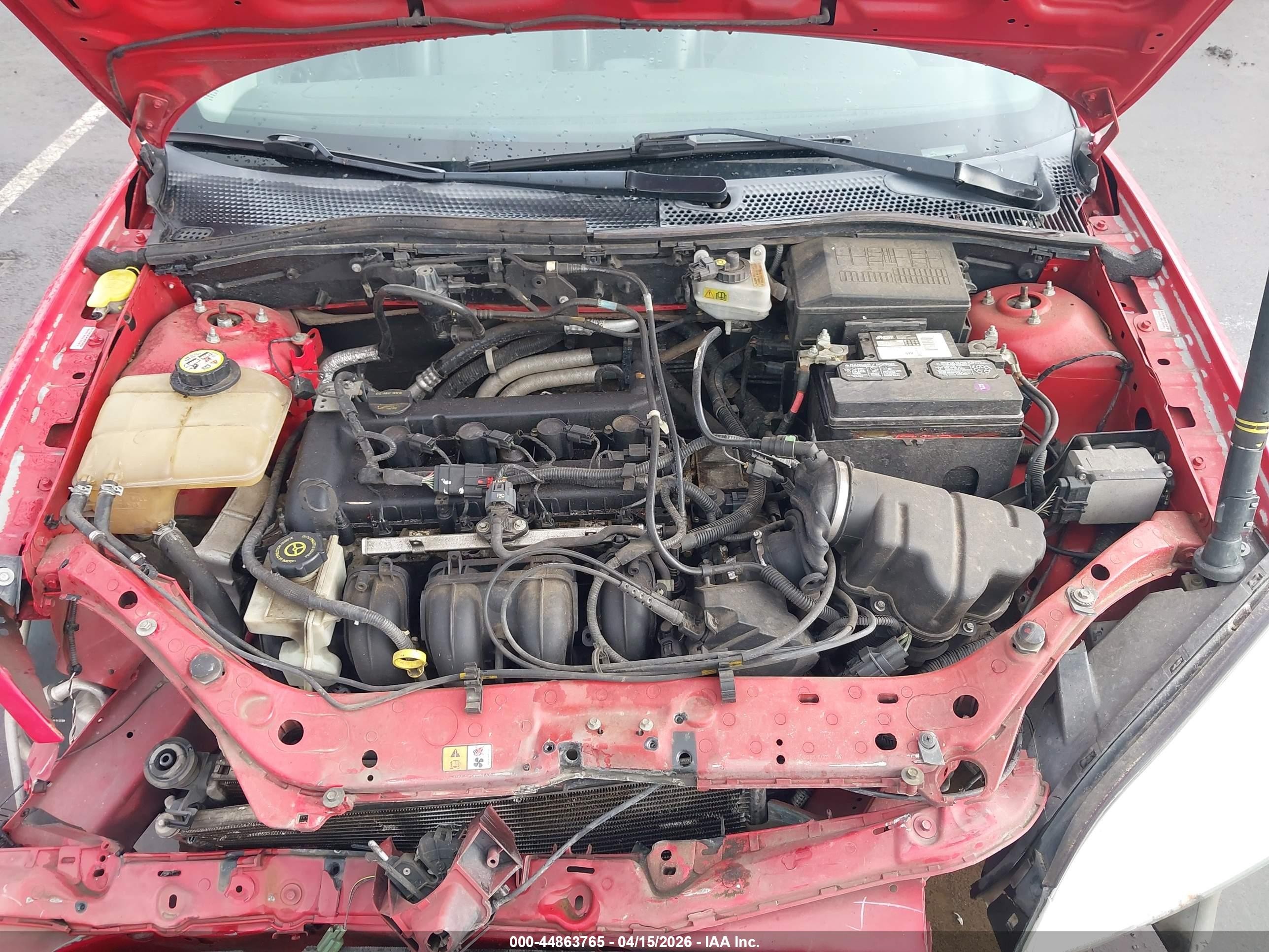 2007 Ford Focus S/se/ses Red vin: 1FAHP34N27W216032