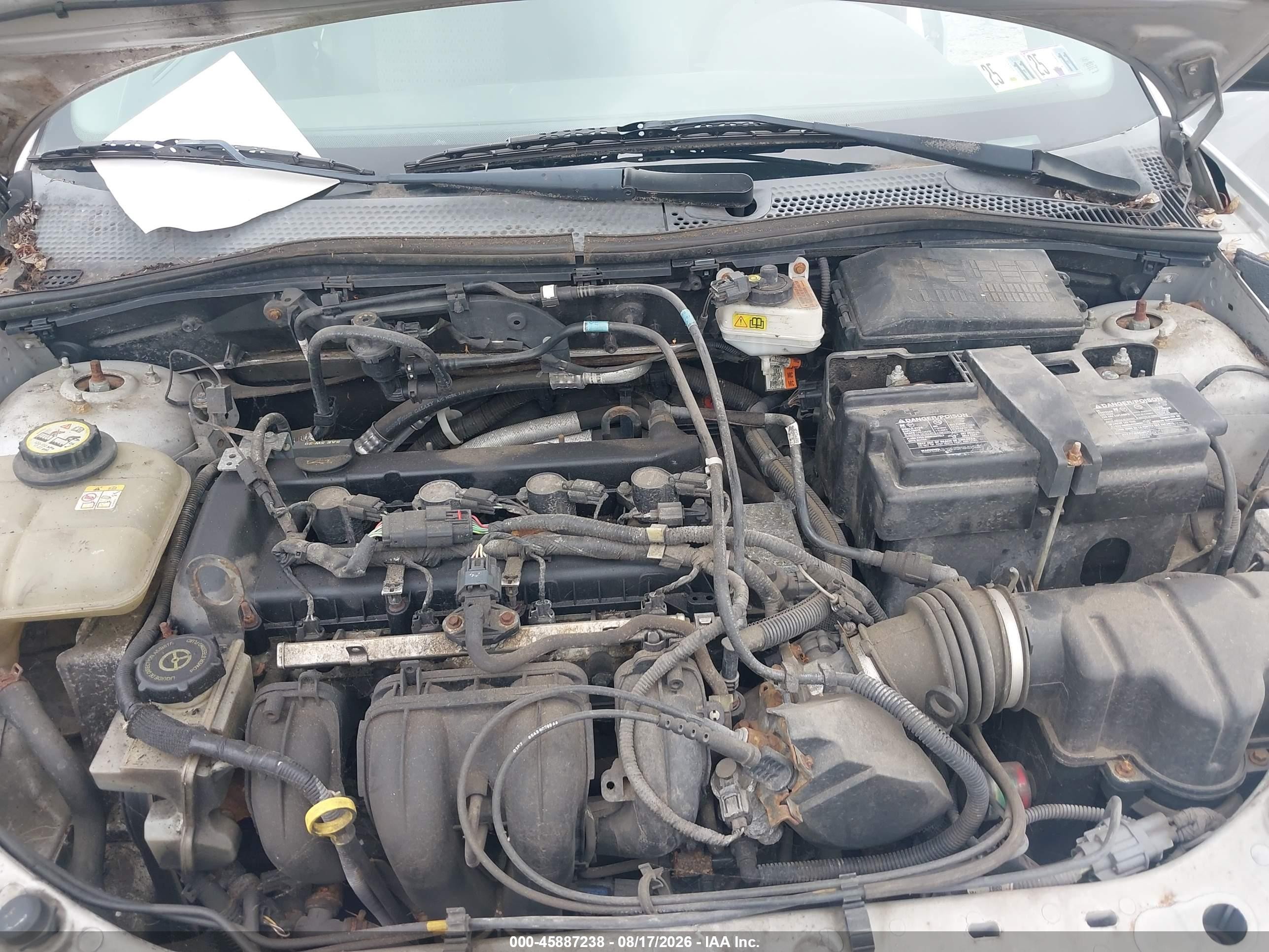 2007 Ford Focus S/se/ses Silver vin: 1FAHP34N27W324201