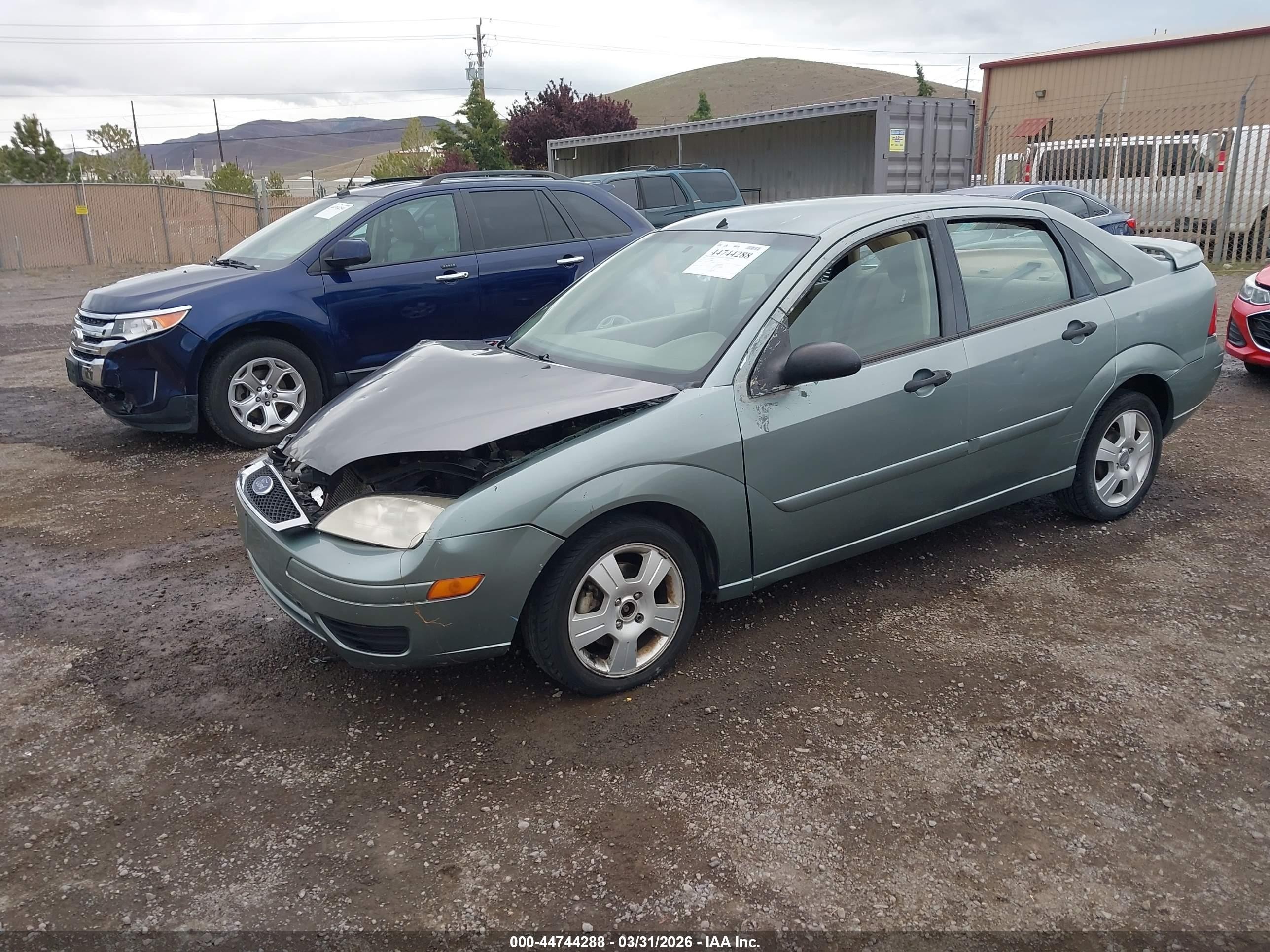 2005 Ford Focus Zx4 Green vin: 1FAHP34N35W306609