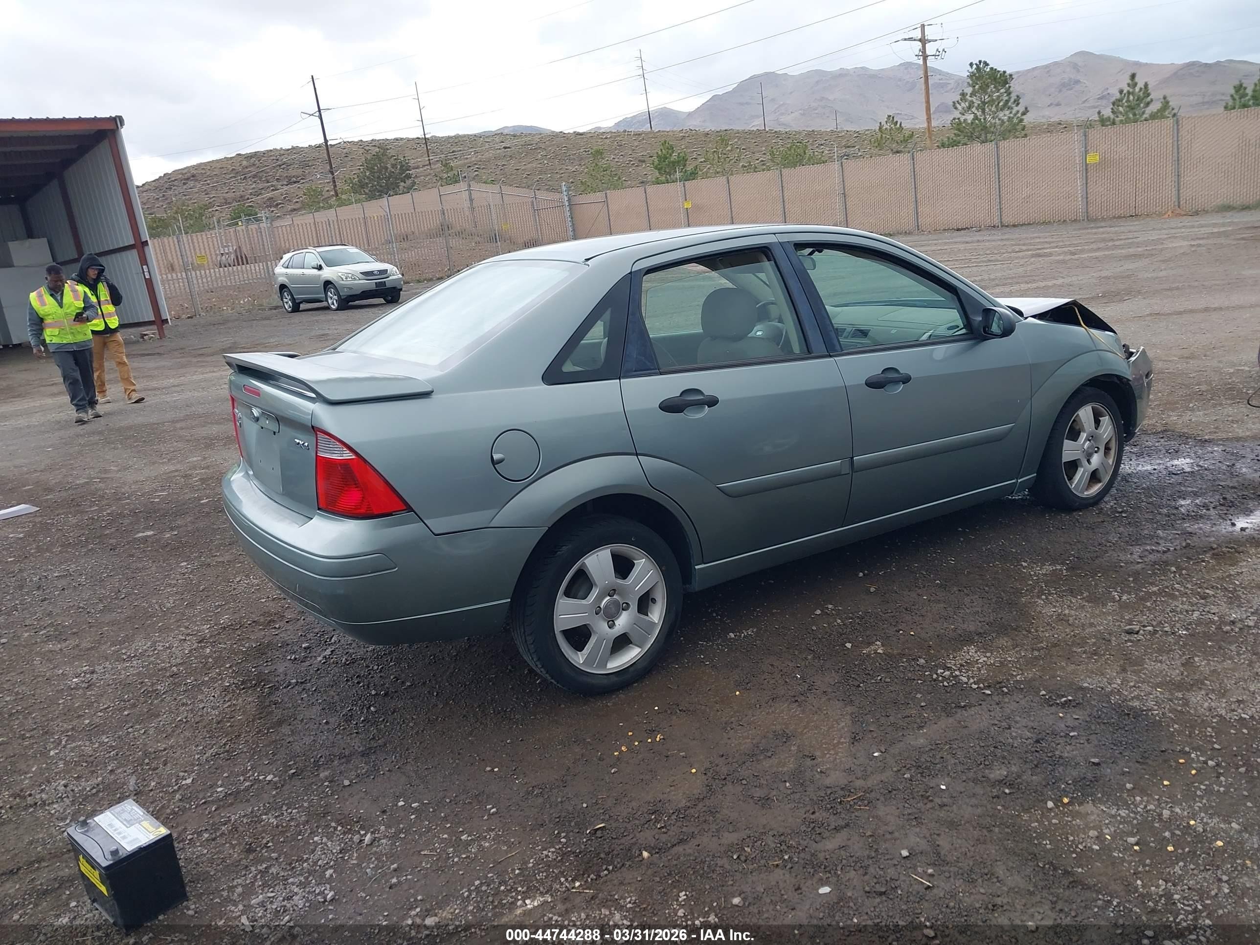 2005 Ford Focus Zx4 Green vin: 1FAHP34N35W306609