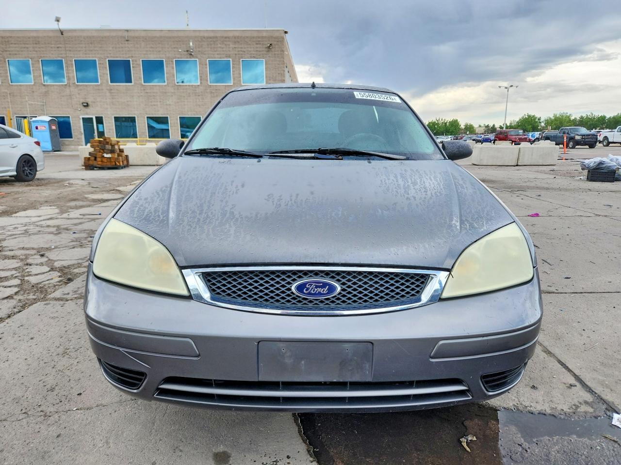 2007 Ford Focus Zx4 Gray vin: 1FAHP34N37W244745