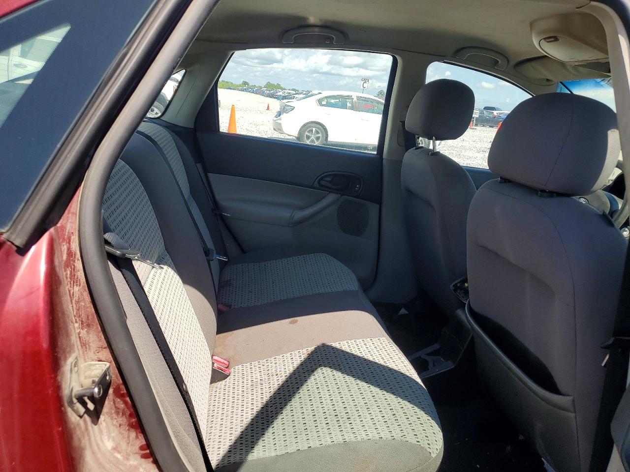 2007 Ford Focus Zx4 Burgundy vin: 1FAHP34N37W365047