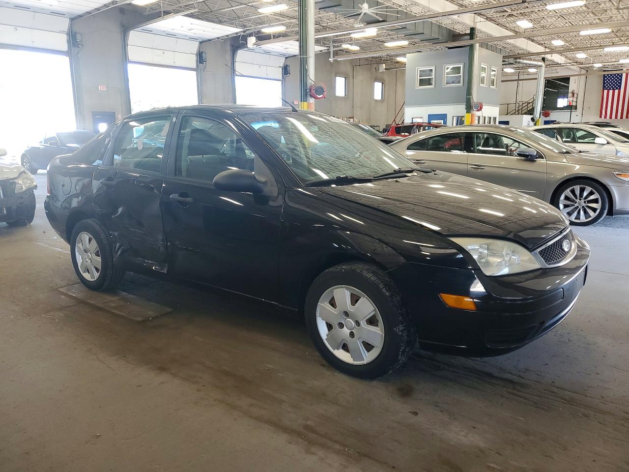 2006 Ford Focus Zx4 Black vin: 1FAHP34N46W142045