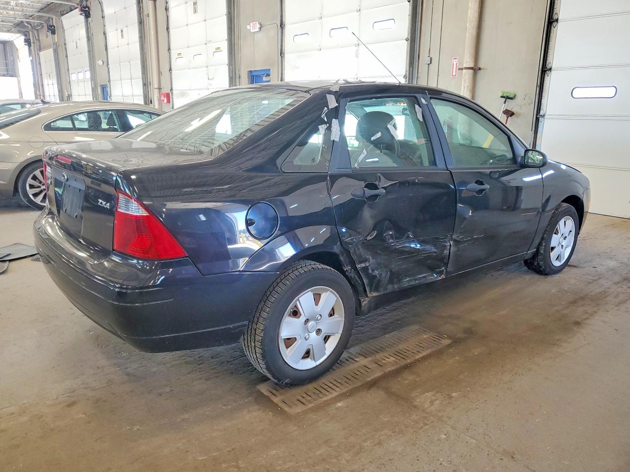 2006 Ford Focus Zx4 Black vin: 1FAHP34N46W142045
