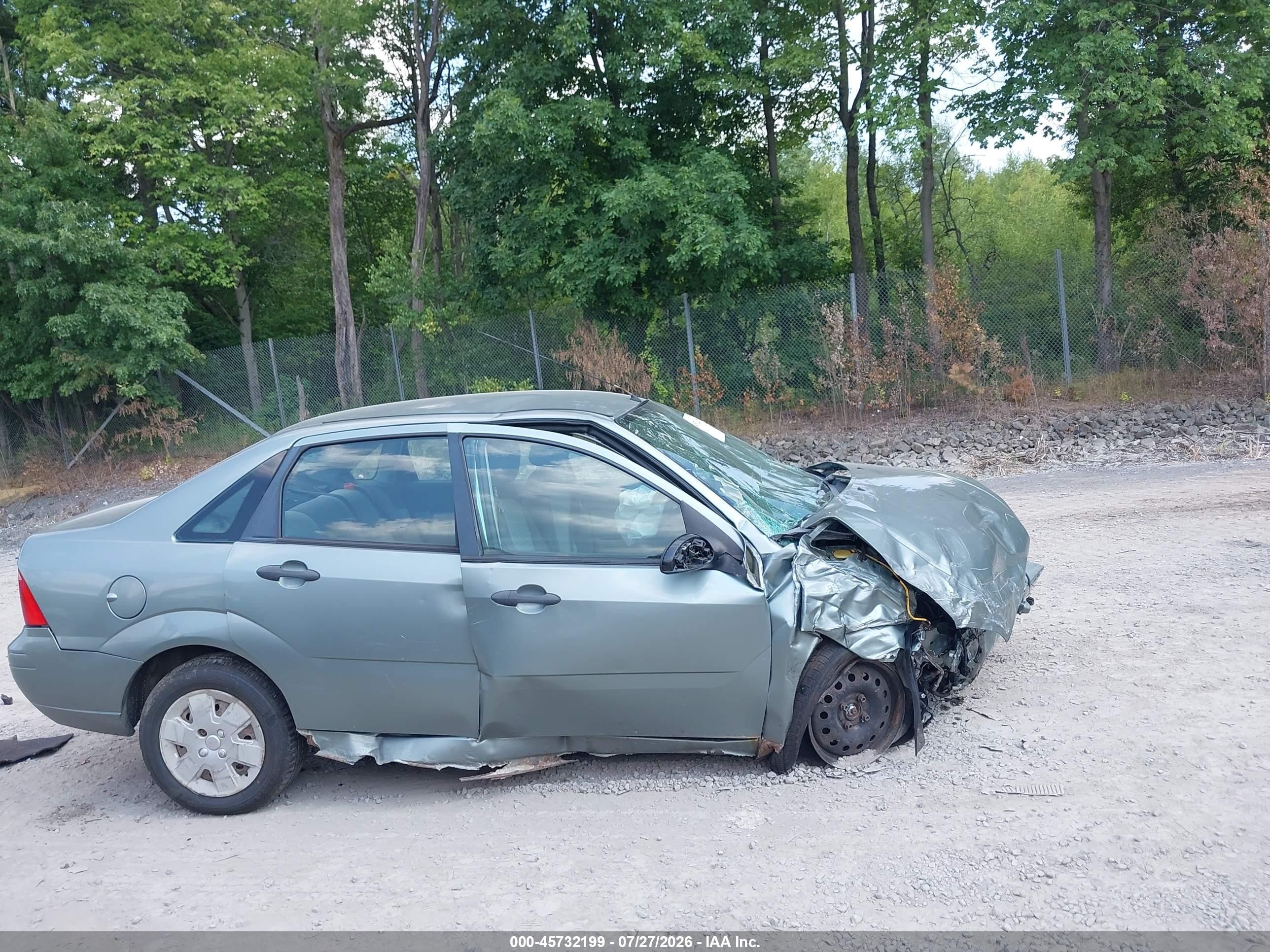 2006 Ford Focus Zx4 Green vin: 1FAHP34N46W239729