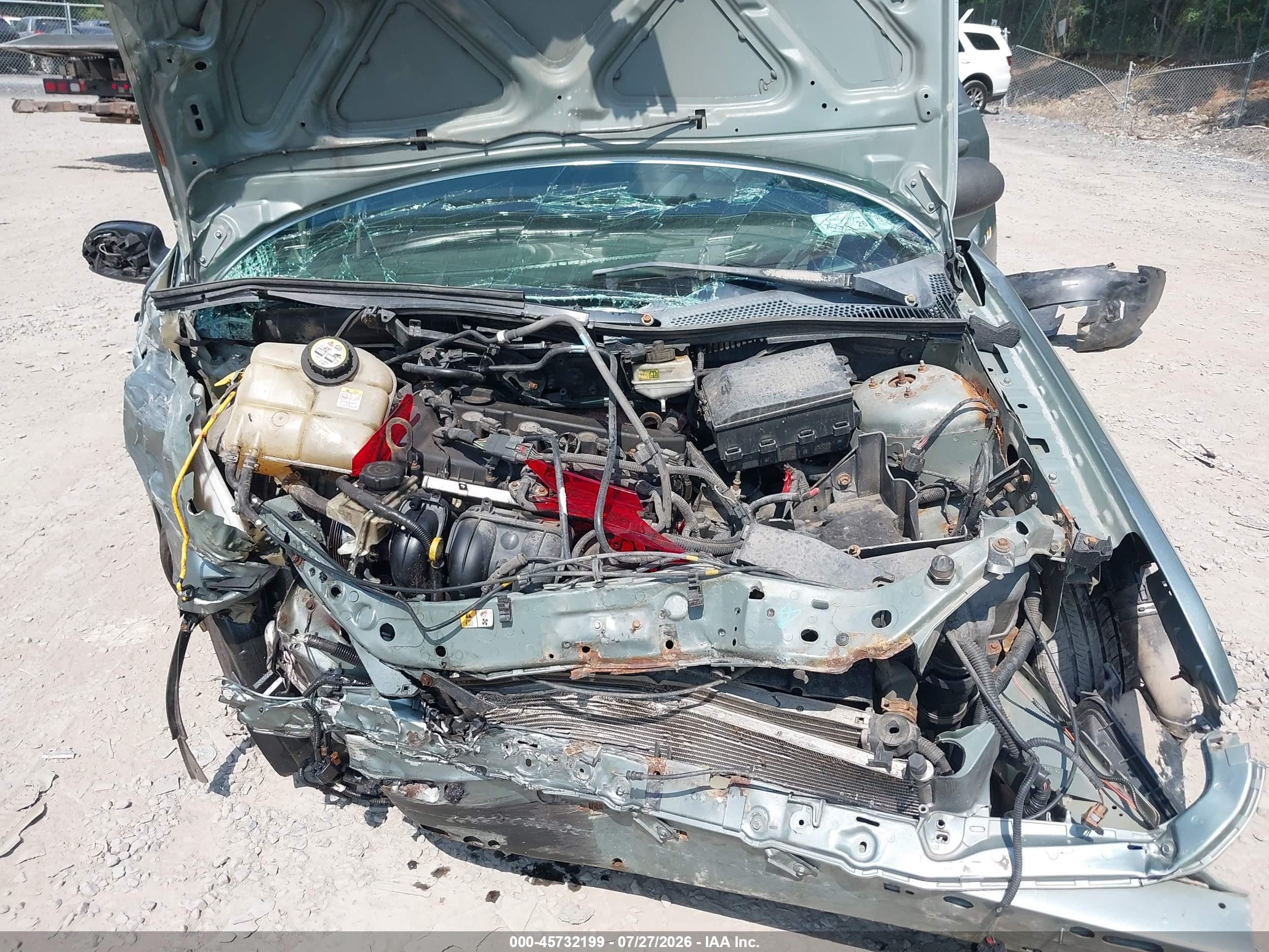 2006 Ford Focus Zx4 Green vin: 1FAHP34N46W239729