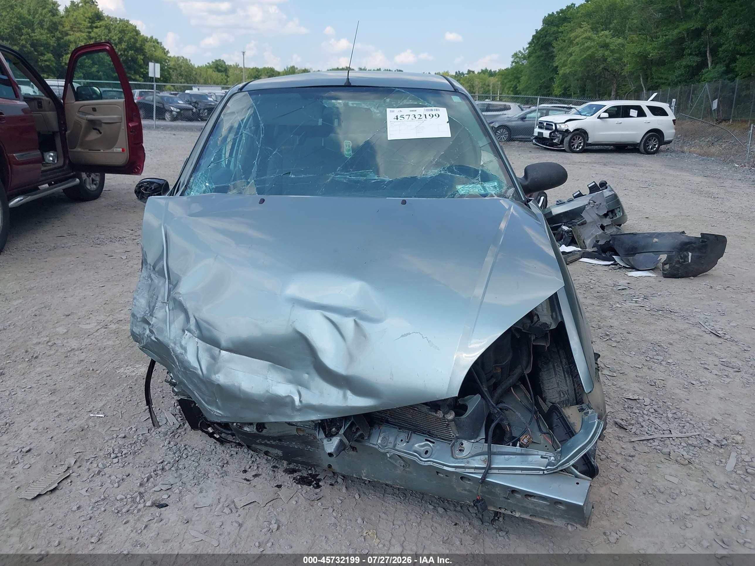 2006 Ford Focus Zx4 Green vin: 1FAHP34N46W239729