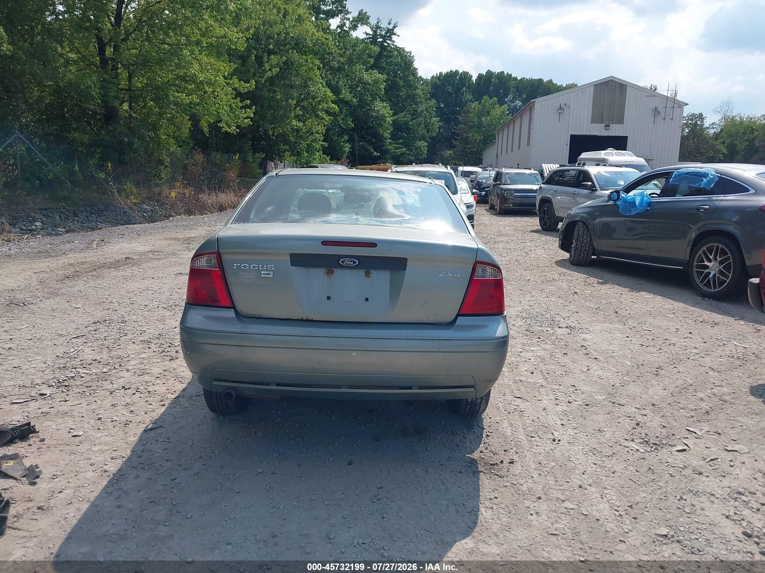 2006 Ford Focus Zx4 Green vin: 1FAHP34N46W239729
