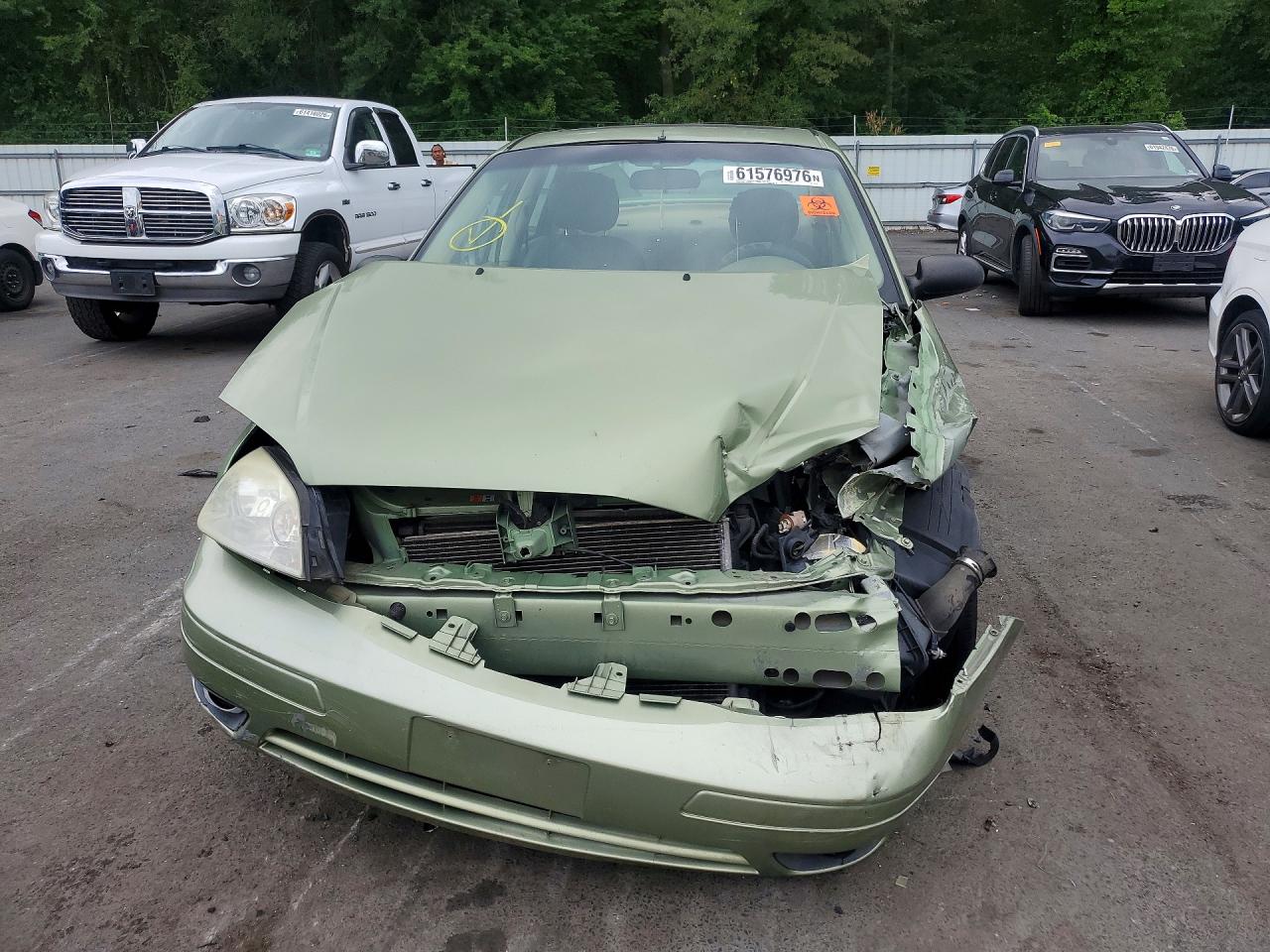 2007 Ford Focus Zx4 Green vin: 1FAHP34N47W255995