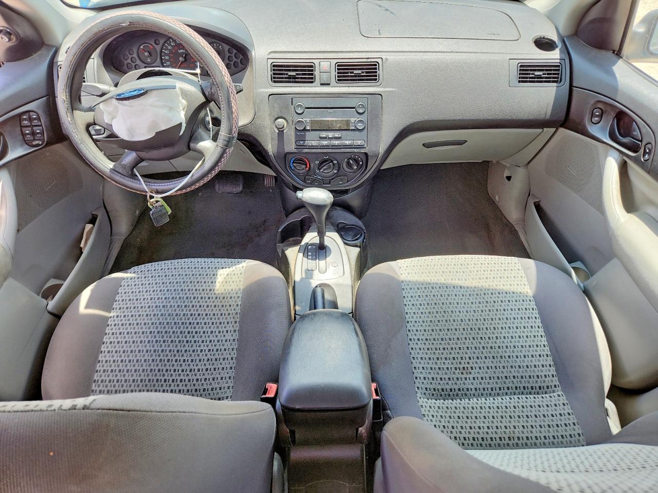 2007 Ford Focus Zx4 Blue vin: 1FAHP34N47W258038