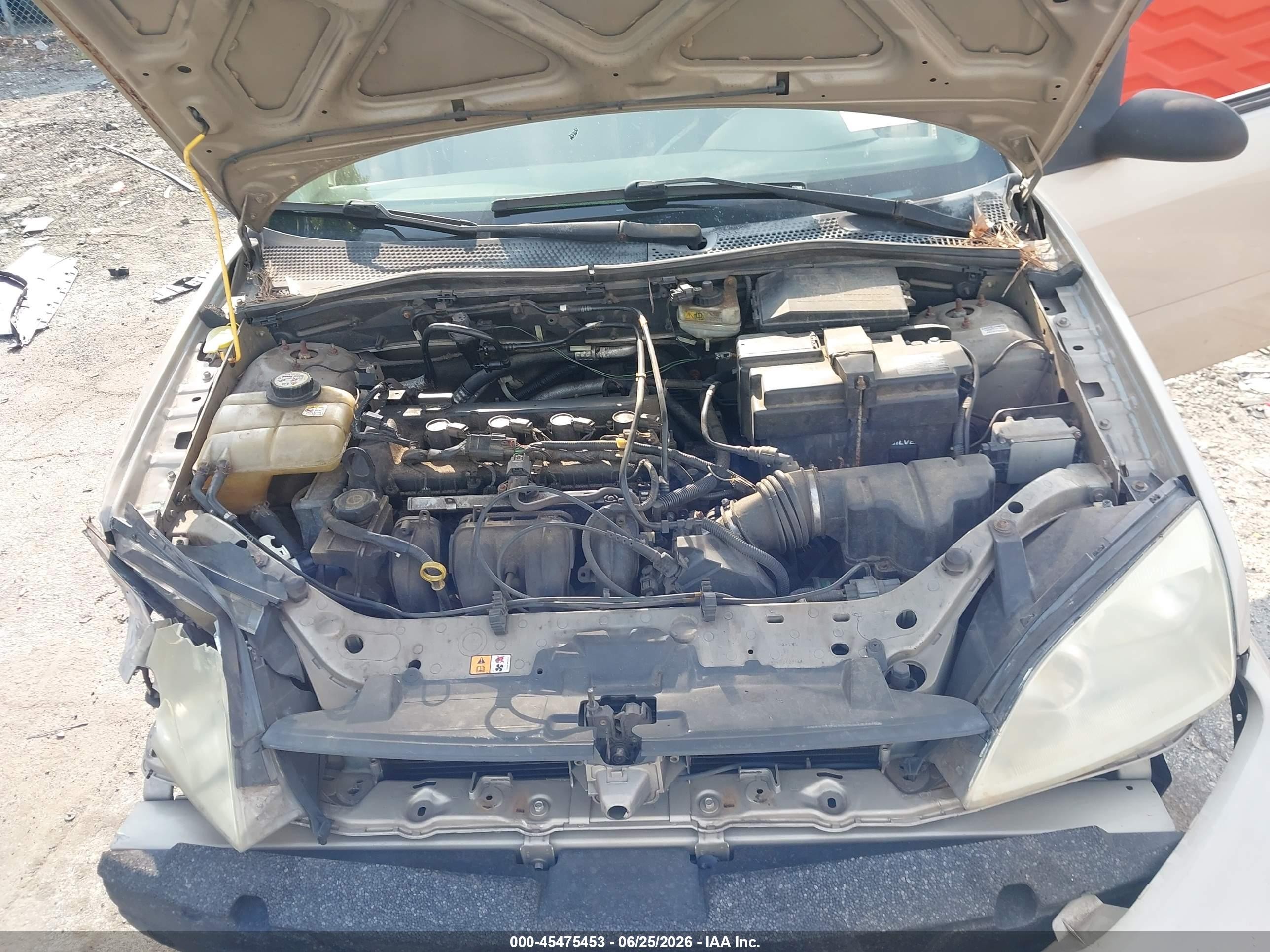 2007 Ford Focus S/se/ses Желто-коричневый vin: 1FAHP34N47W326113