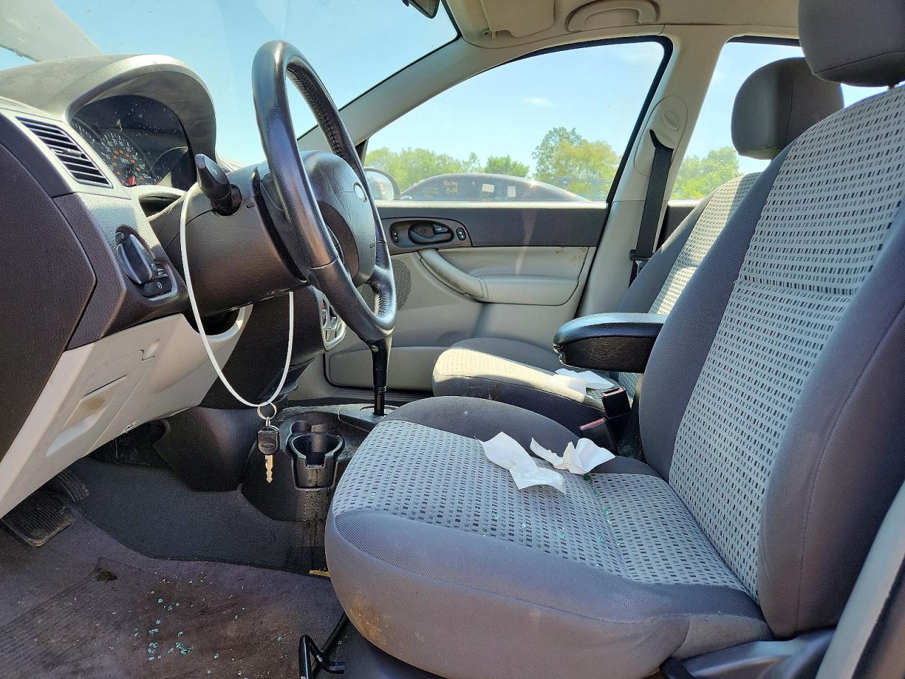 2007 Ford Focus Zx4 Black vin: 1FAHP34N47W339783