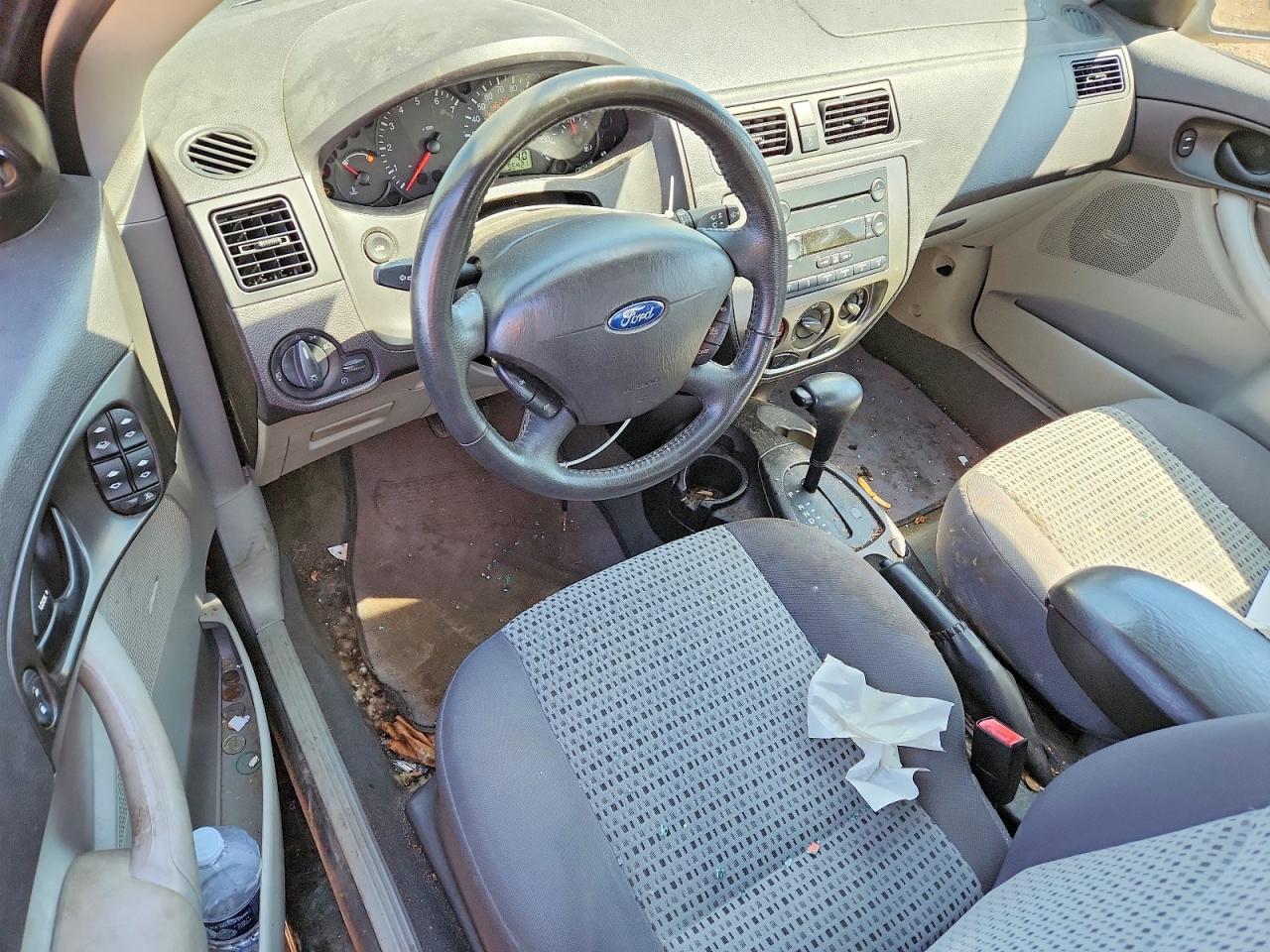 2007 Ford Focus Zx4 Black vin: 1FAHP34N47W339783