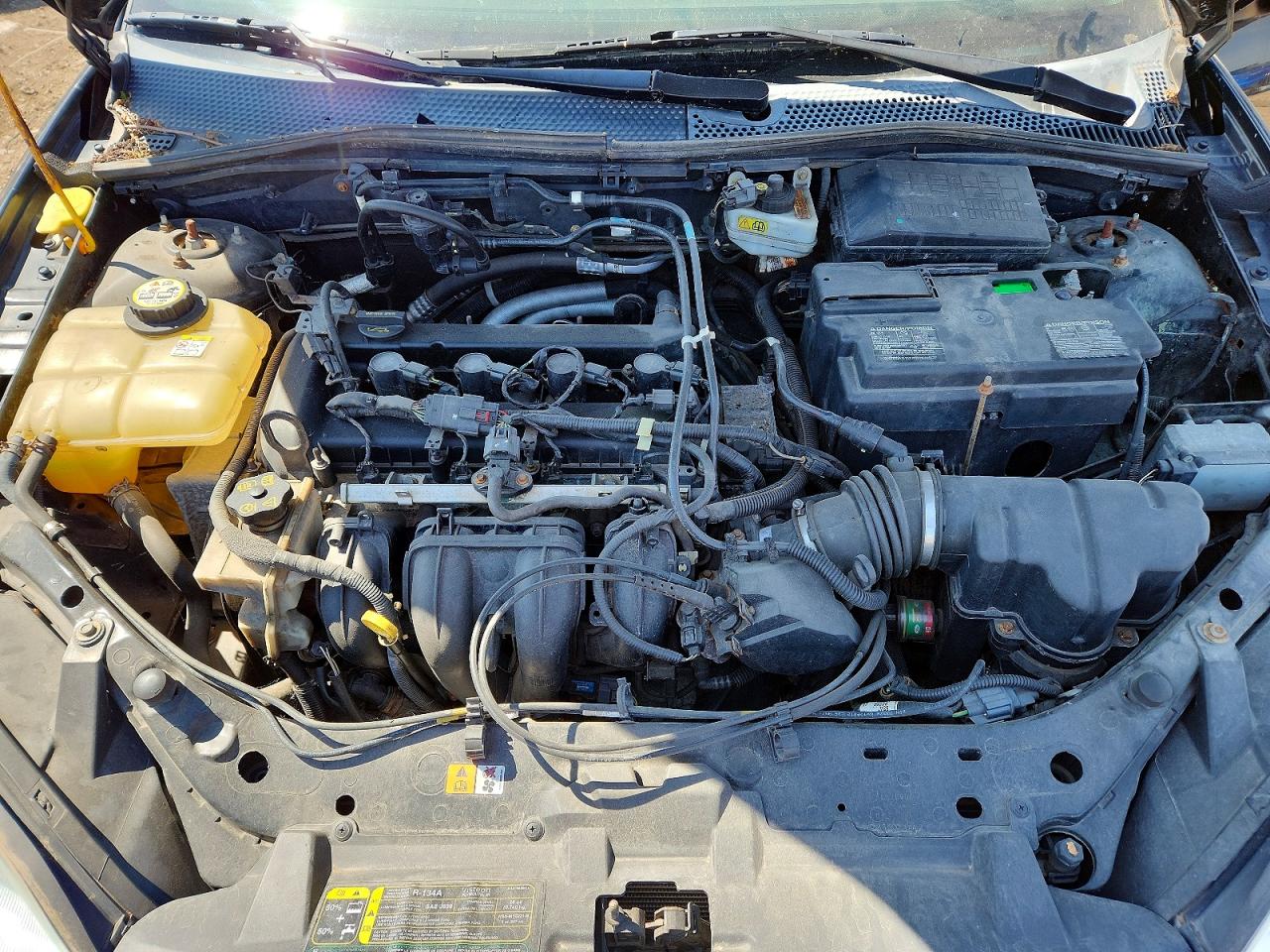 2007 Ford Focus Zx4 Black vin: 1FAHP34N47W339783