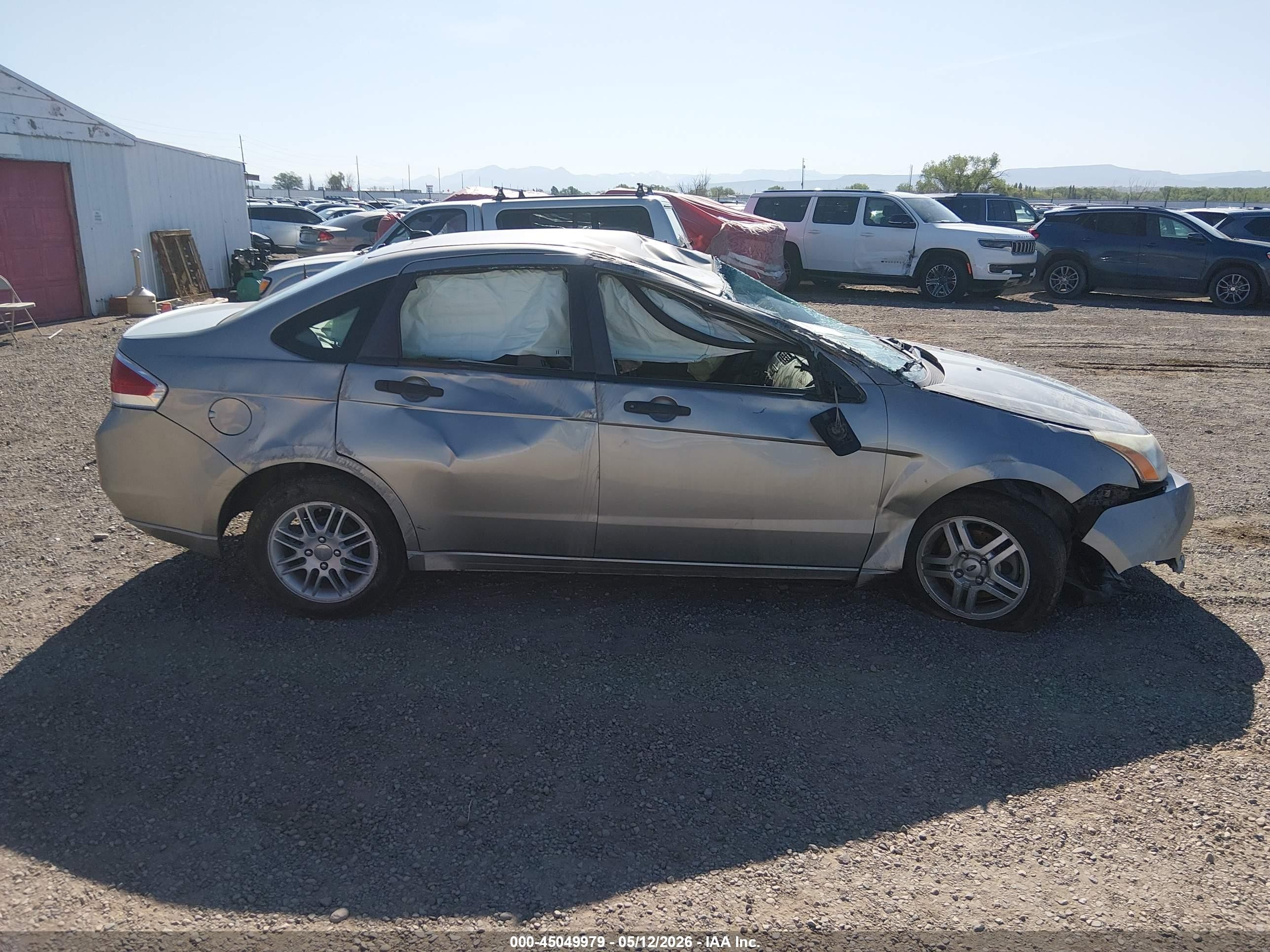 2008 Ford Focus S Tan vin: 1FAHP34N48W261605