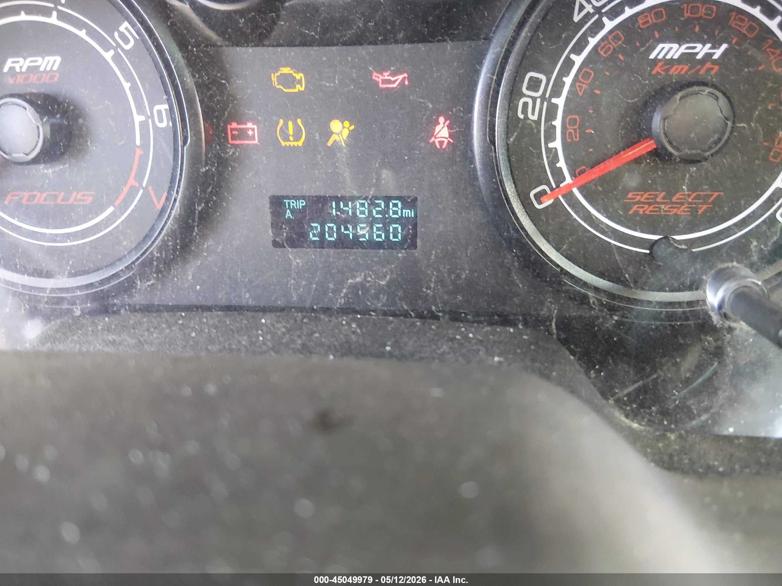 2008 Ford Focus S Tan vin: 1FAHP34N48W261605