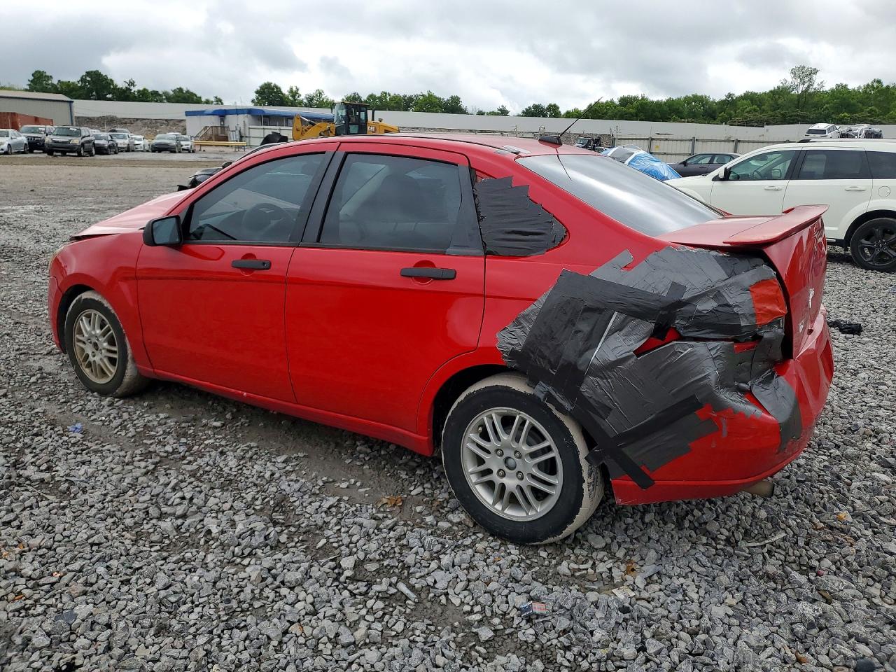 2008 Ford Focus S Red vin: 1FAHP34N58W164459