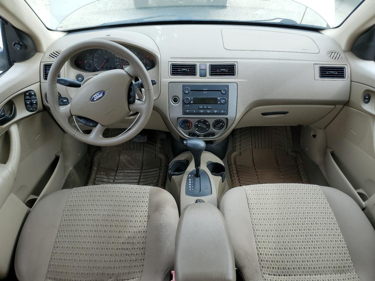 2006 Ford Focus Zx4 Beige vin: 1FAHP34N66W210703