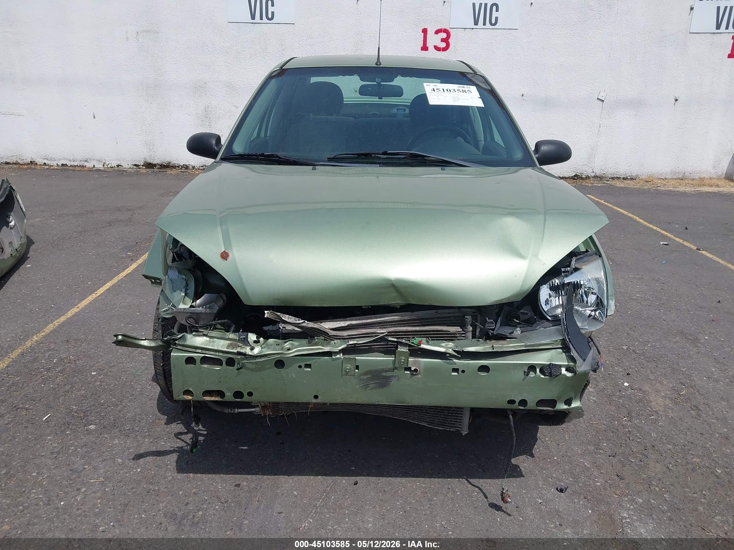 2007 Ford Focus S/se/ses Green vin: 1FAHP34N67W346217