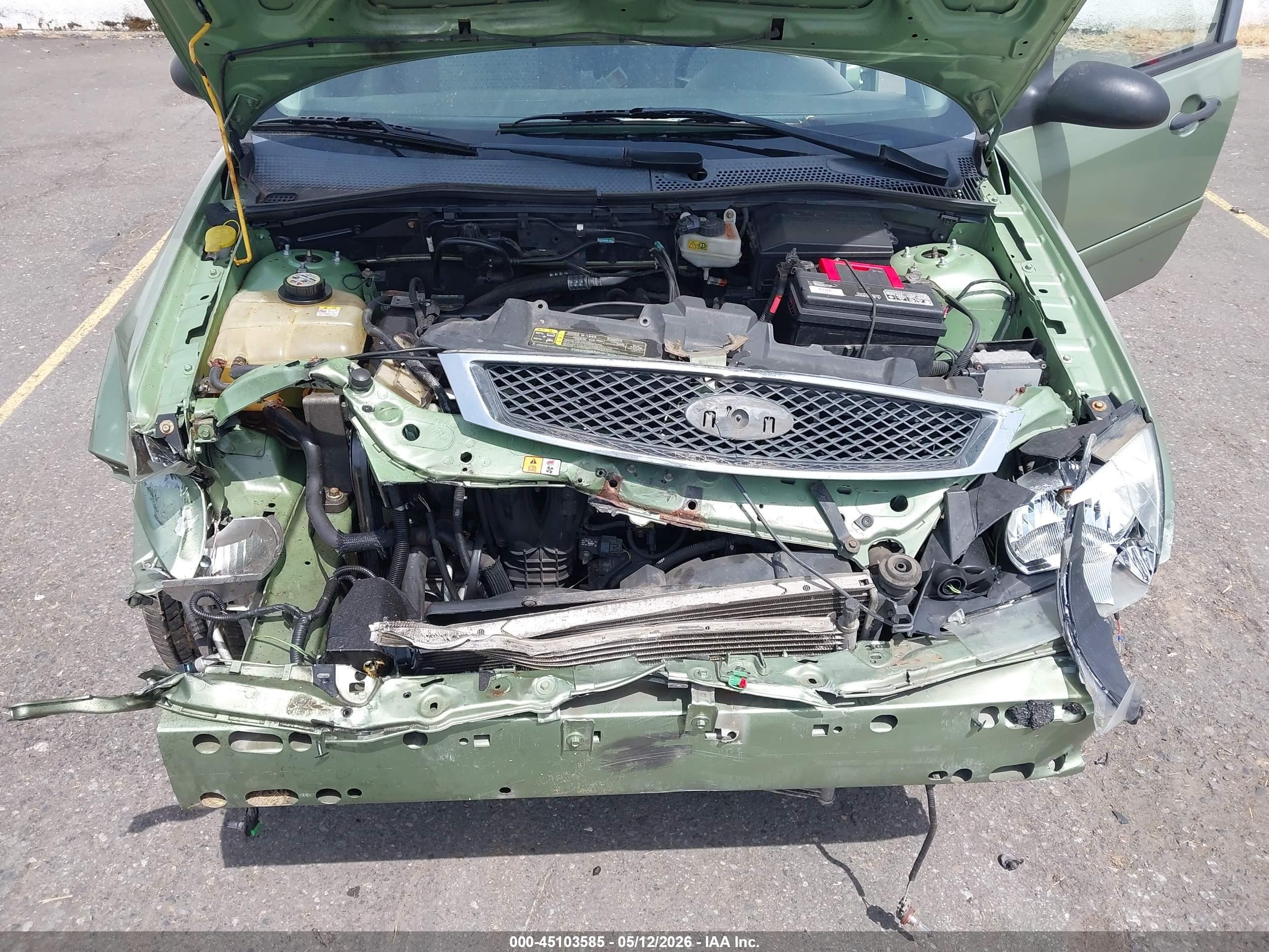 2007 Ford Focus S/se/ses Green vin: 1FAHP34N67W346217