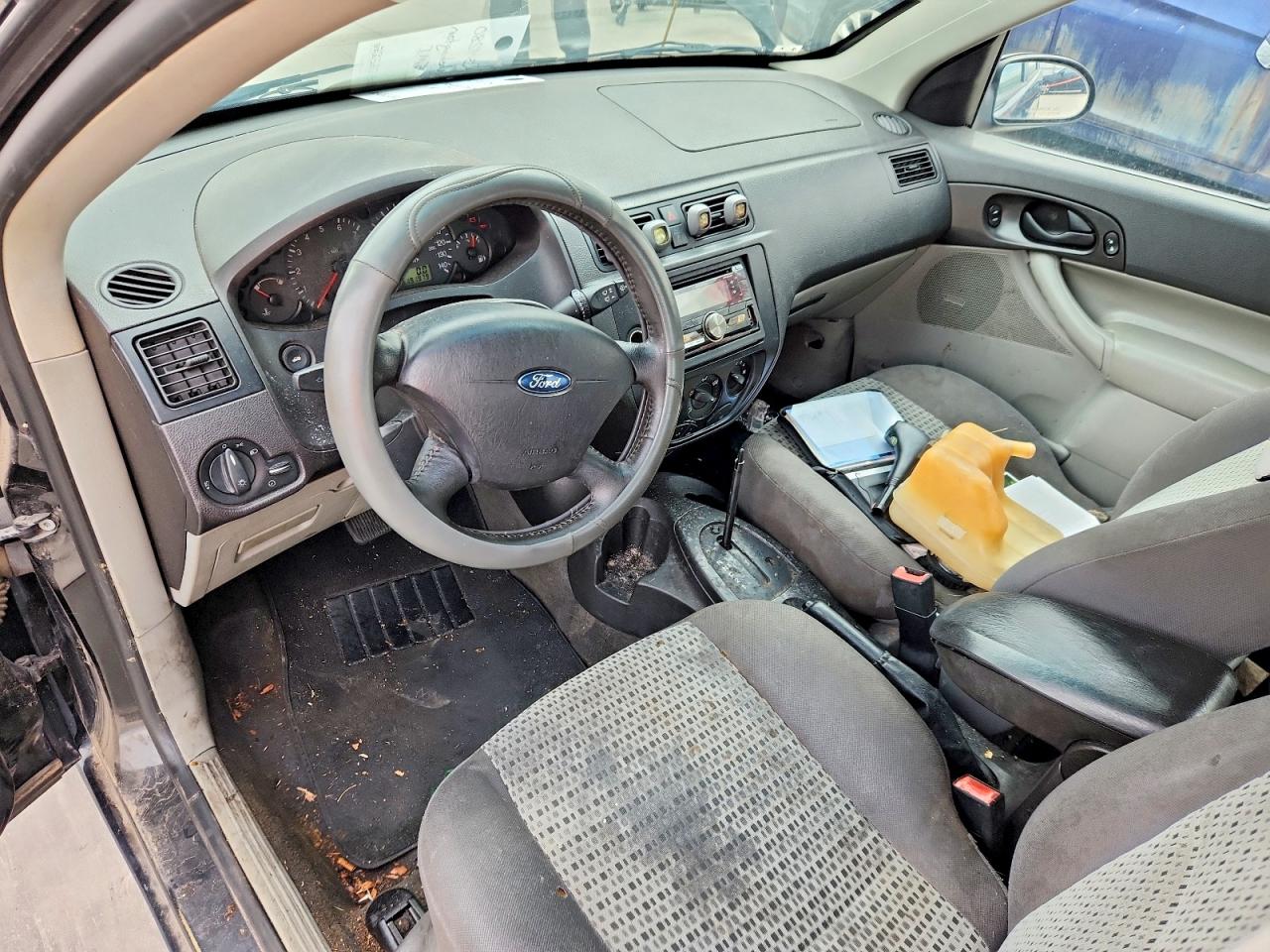 2007 Ford Focus Zx4 Black vin: 1FAHP34N67W366452
