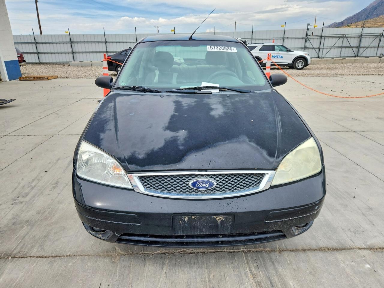2007 Ford Focus Zx4 Black vin: 1FAHP34N67W366452