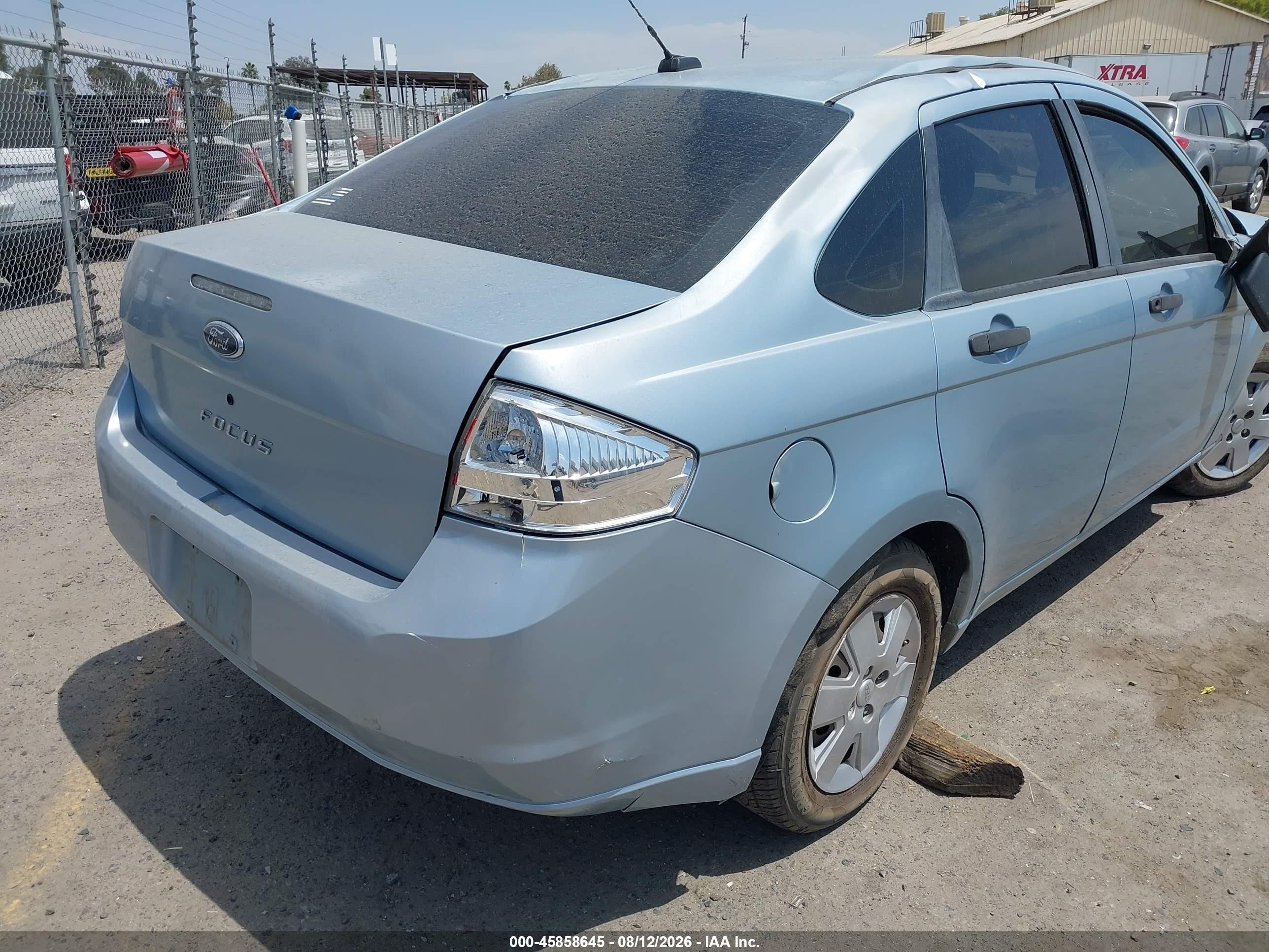 2009 Ford Focus S Light Blue vin: 1FAHP34N69W211404
