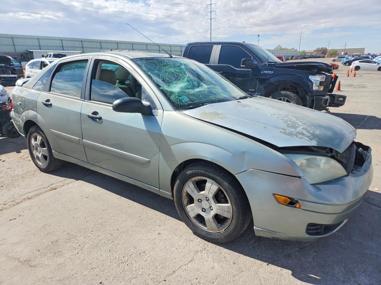2006 Ford Focus Zx4 Green vin: 1FAHP34N76W132299