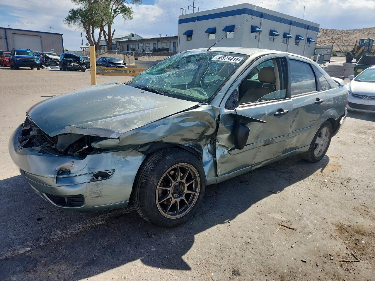 2006 Ford Focus Zx4 Green vin: 1FAHP34N76W132299