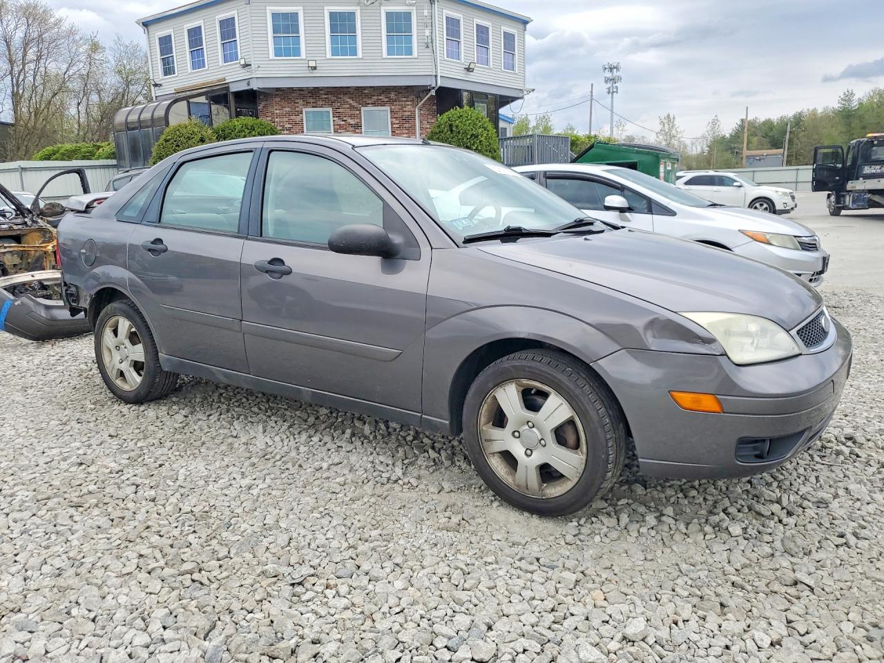 2006 Ford Focus Zx4 Gray vin: 1FAHP34N76W234671