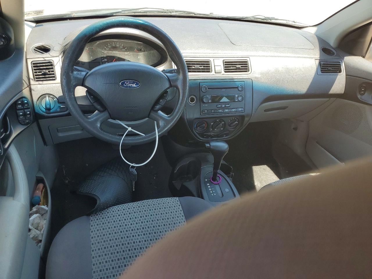 2007 Ford Focus Zx4 Black vin: 1FAHP34N77W342029
