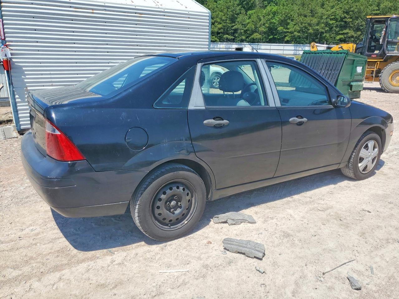 2007 Ford Focus Zx4 Black vin: 1FAHP34N77W342029