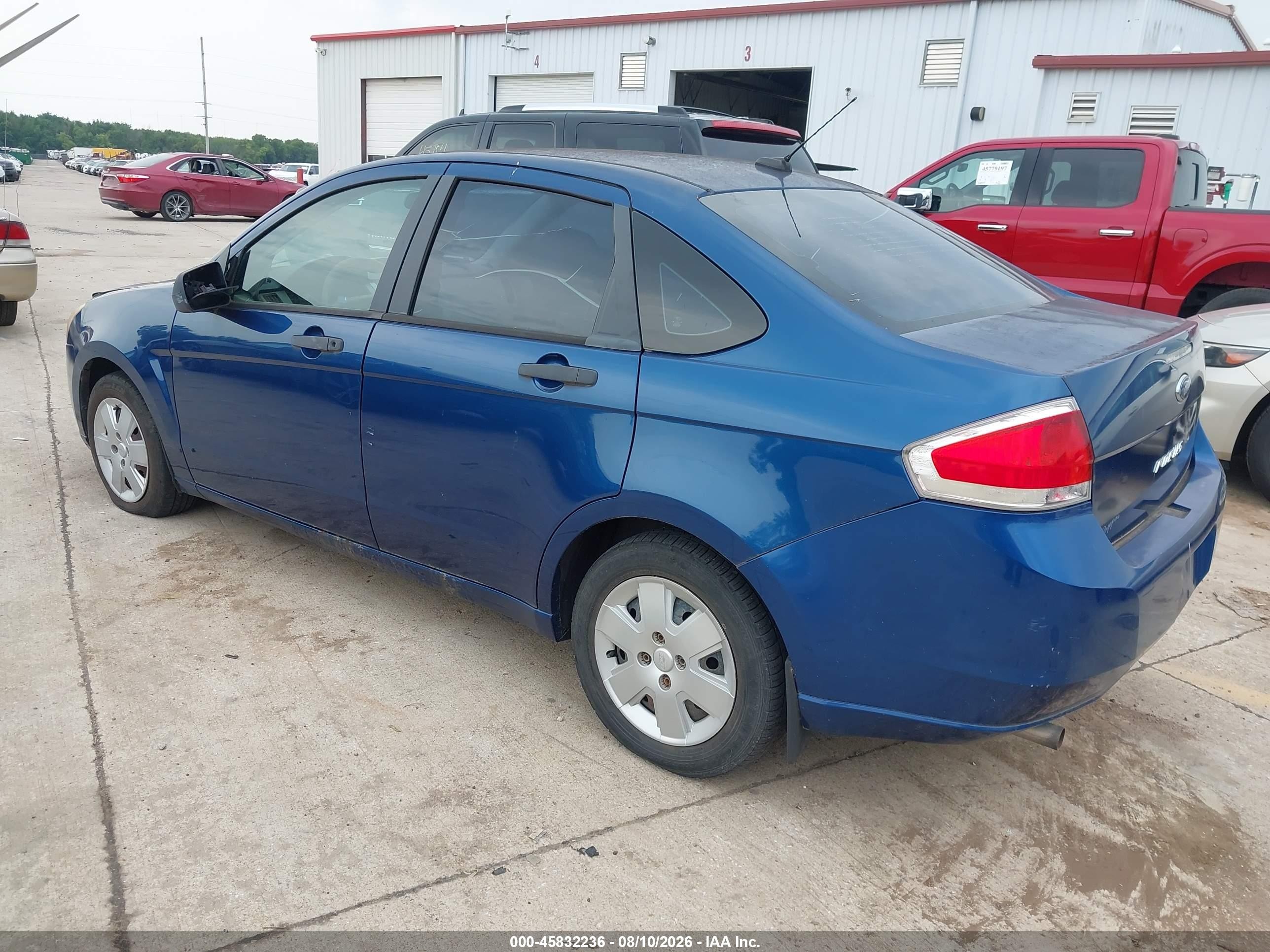 2009 Ford Focus S Blue vin: 1FAHP34N79W180597