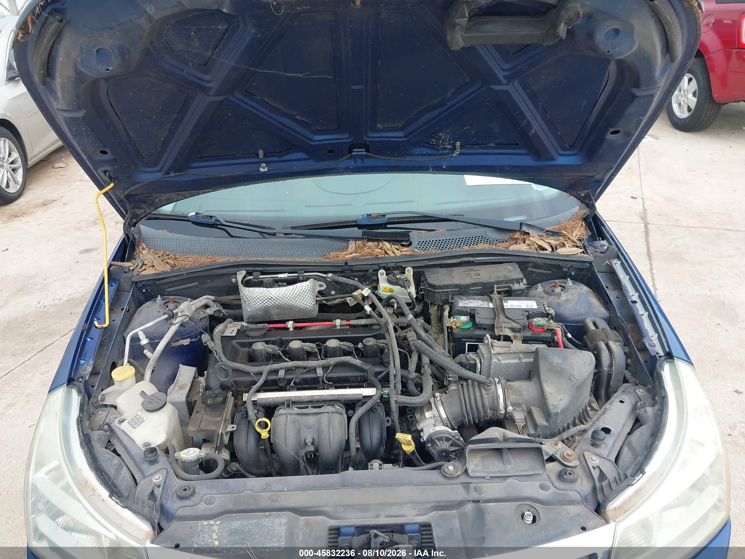 2009 Ford Focus S Blue vin: 1FAHP34N79W180597